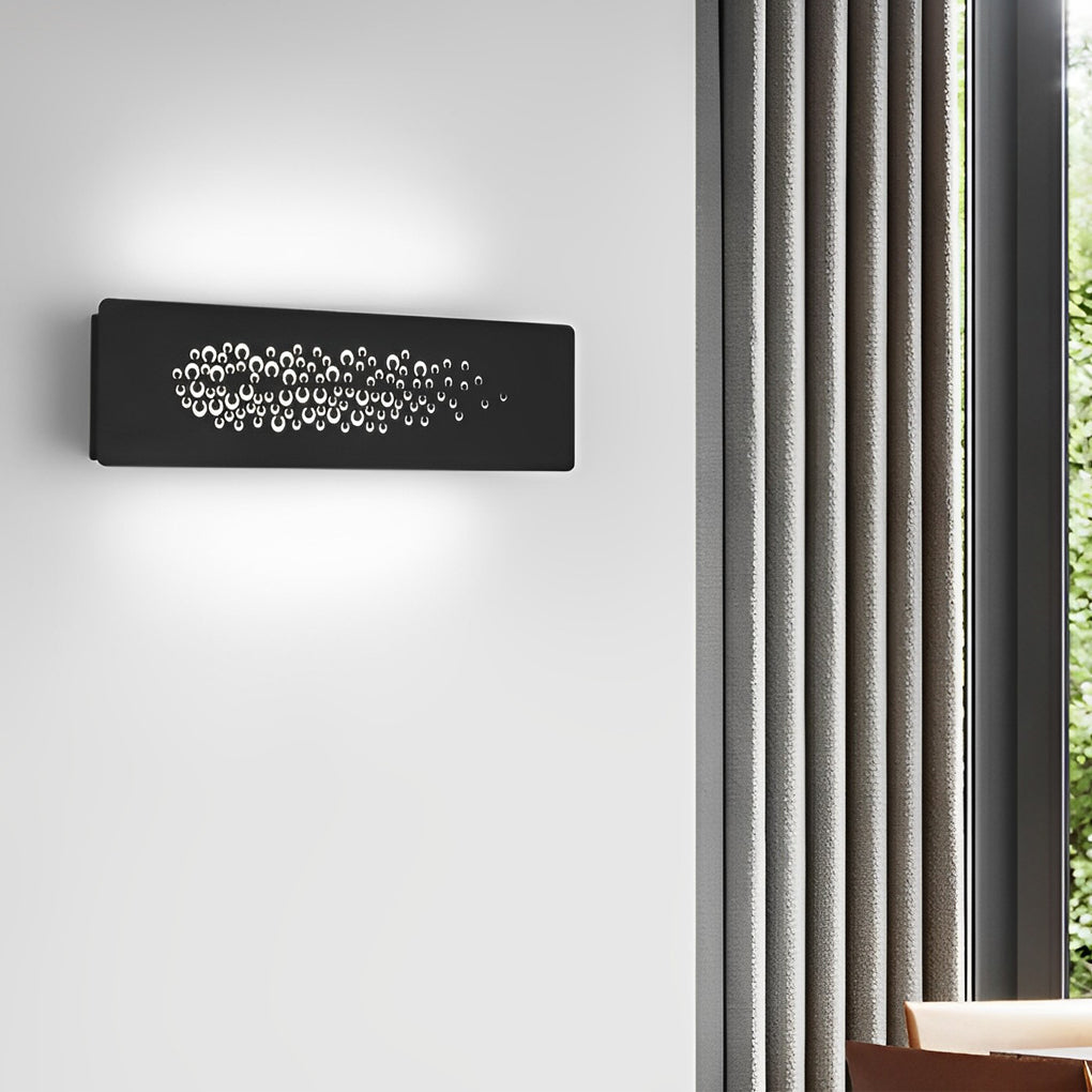 WINTERBOURNE RECTANGULAR NORDIC LED WALL LANTERN