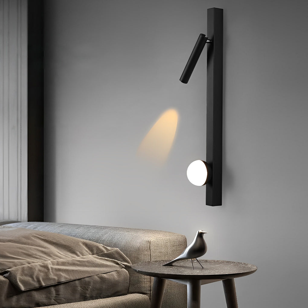 WINTHORPE MODERN METAL BLACK WALL LIGHTING