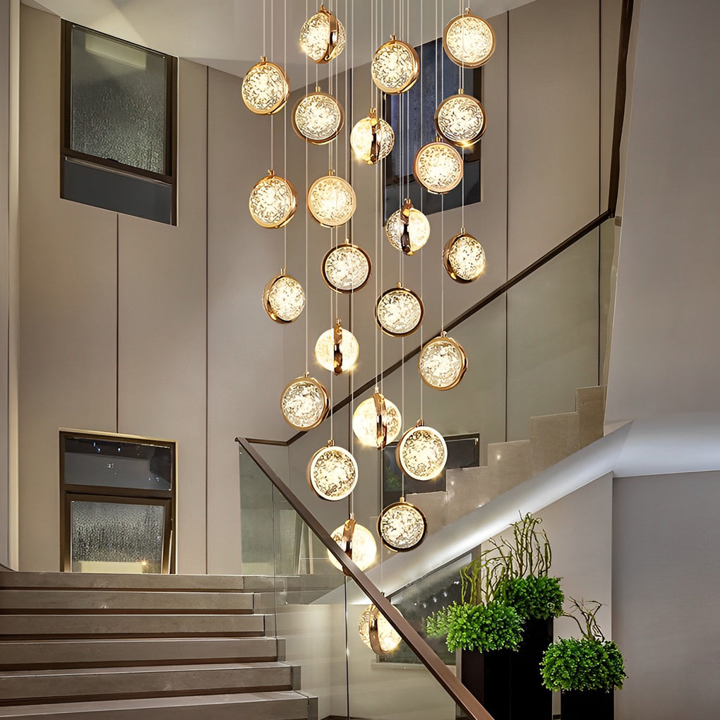 WINTHROP CRYSTAL CASCADE SUSPENSION LIGHT