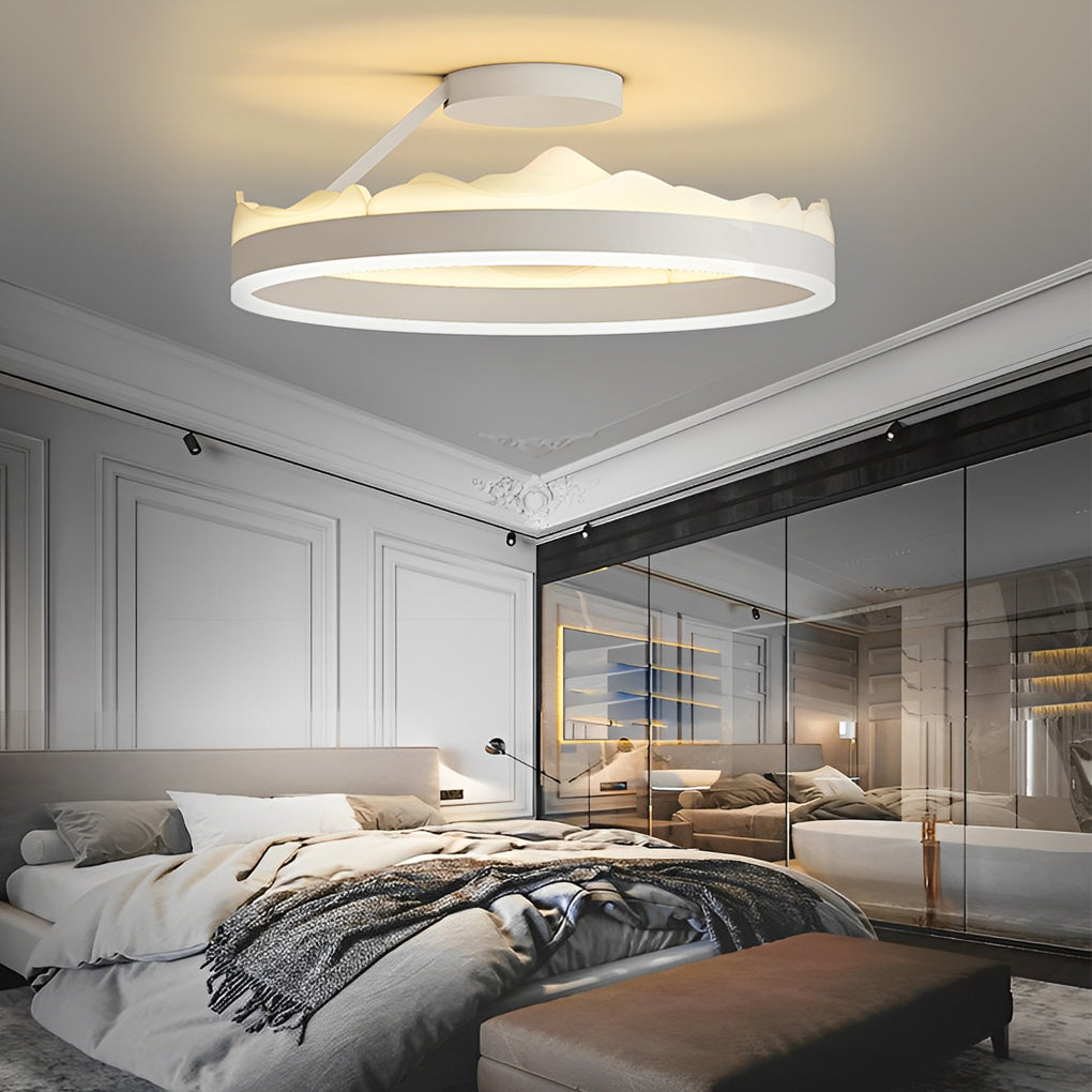 WINTHORPE CIRCULAR DIMMABLE LED CEILING FIXTURE
