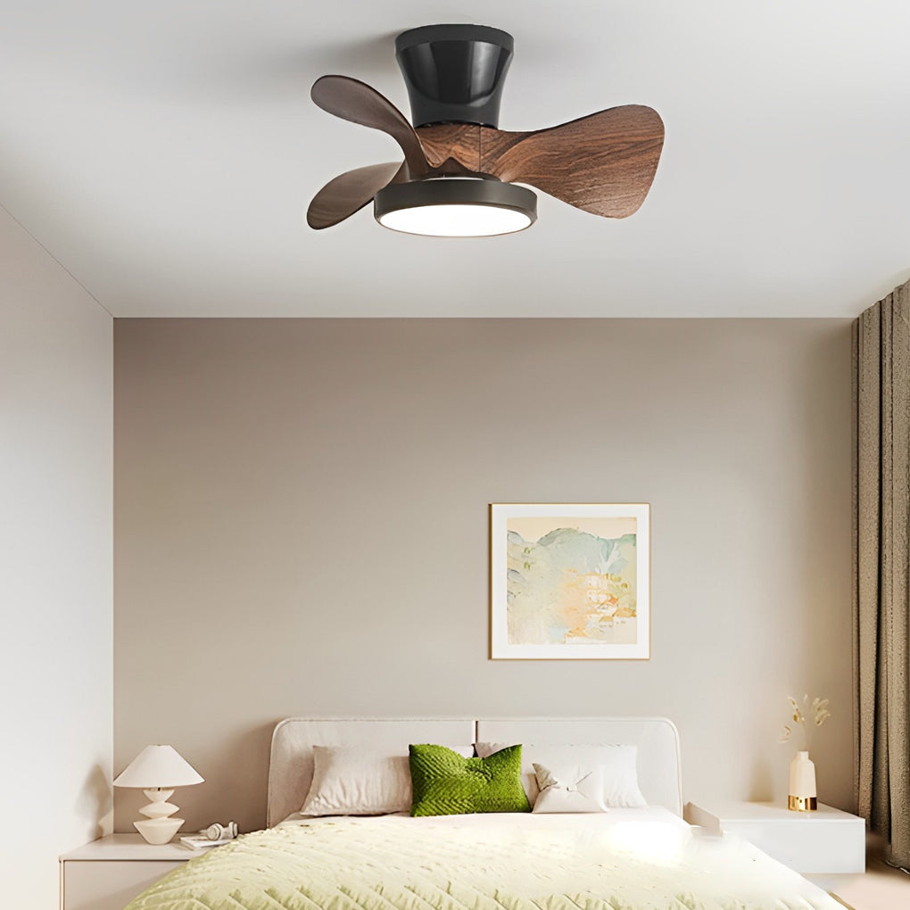 FENWICK THREE-BLADE SILENT LED CEILING LIGHT WITH REMOTE INVERTER