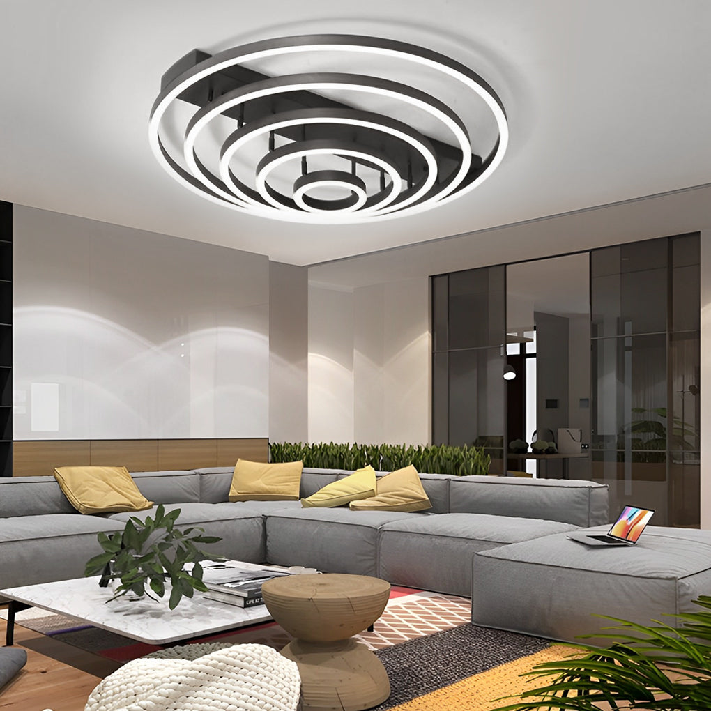 HEATHCOTE CIRCULAR LED FLUSH MOUNT LIGHTING