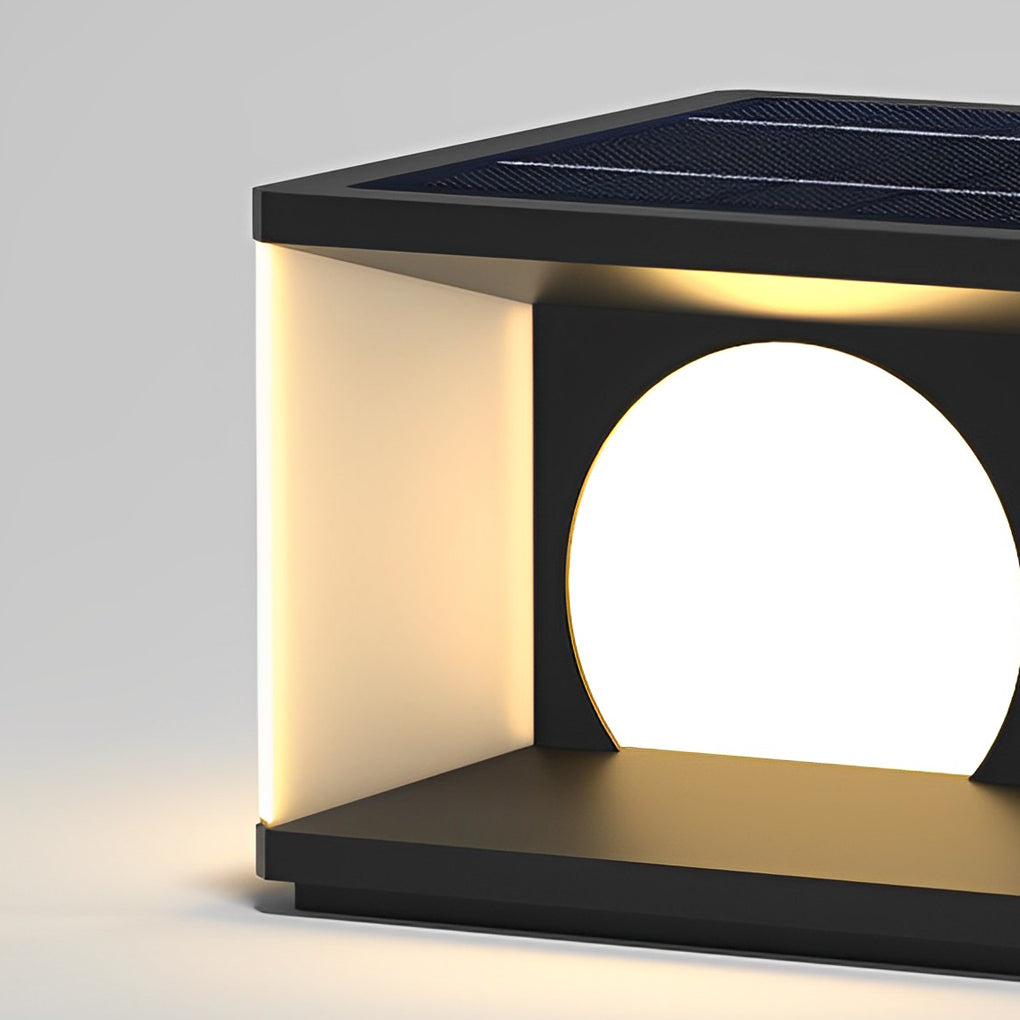 WINCHESTER SQUARE SOLAR ILLUMINATION POST CAP LIGHTS