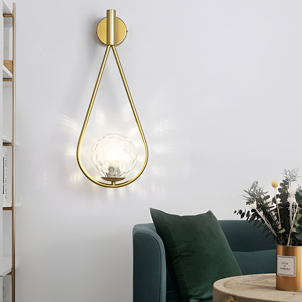 RAVENSCROFT AQUA DROP LED WALL SCONCE