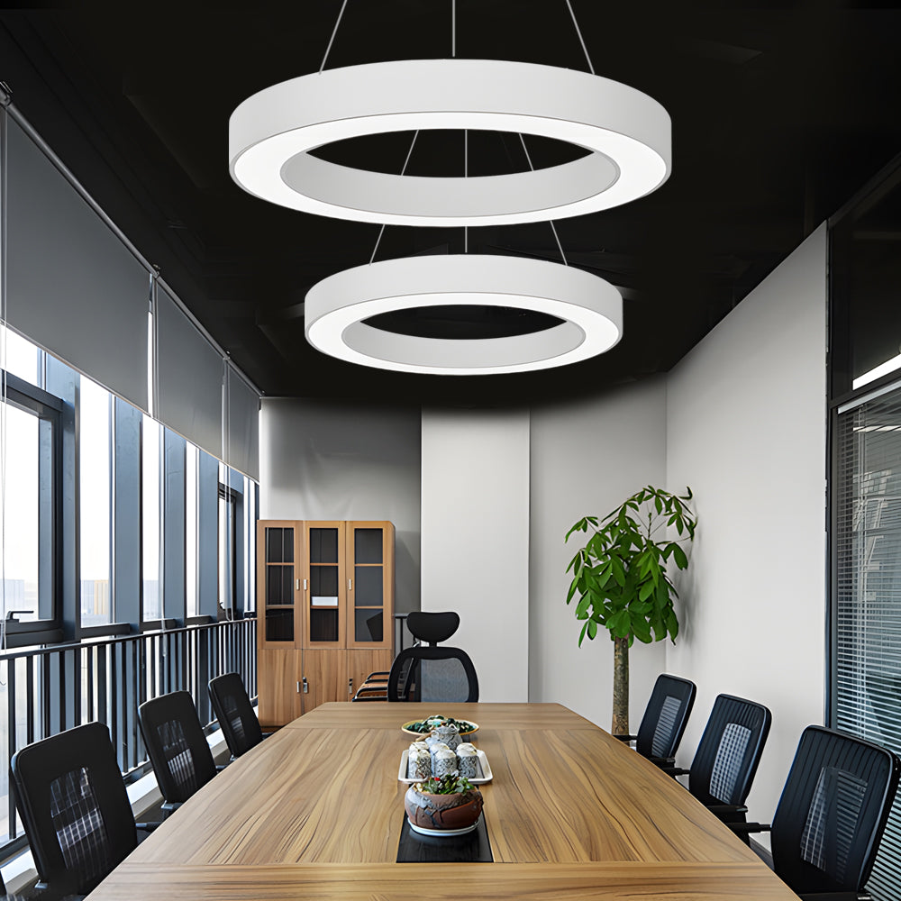 WINDSOR CIRCLE SUSPENDED LED OFFICE LIGHTING FOR FITNESS SPACES