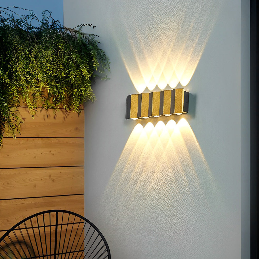 WILLOUGHBY AQUA SHOWER WALL LIGHTS - Dual Directional Waterproof Illumination"
2. "FENWICK RAINBOW LED WALL WASHER - Modern Up and Down Light Design"
3. "DORCHESTER VISTA WATER-RESISTANT WALL LIGHTING - Innovative Dual Beam Technology"
4. "TAVISTOCK SKYLI