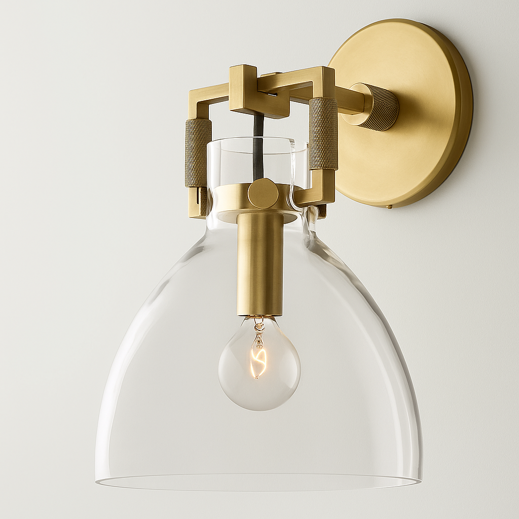 VERDANTIA CRYSTAL ENCASED WALL LIGHT