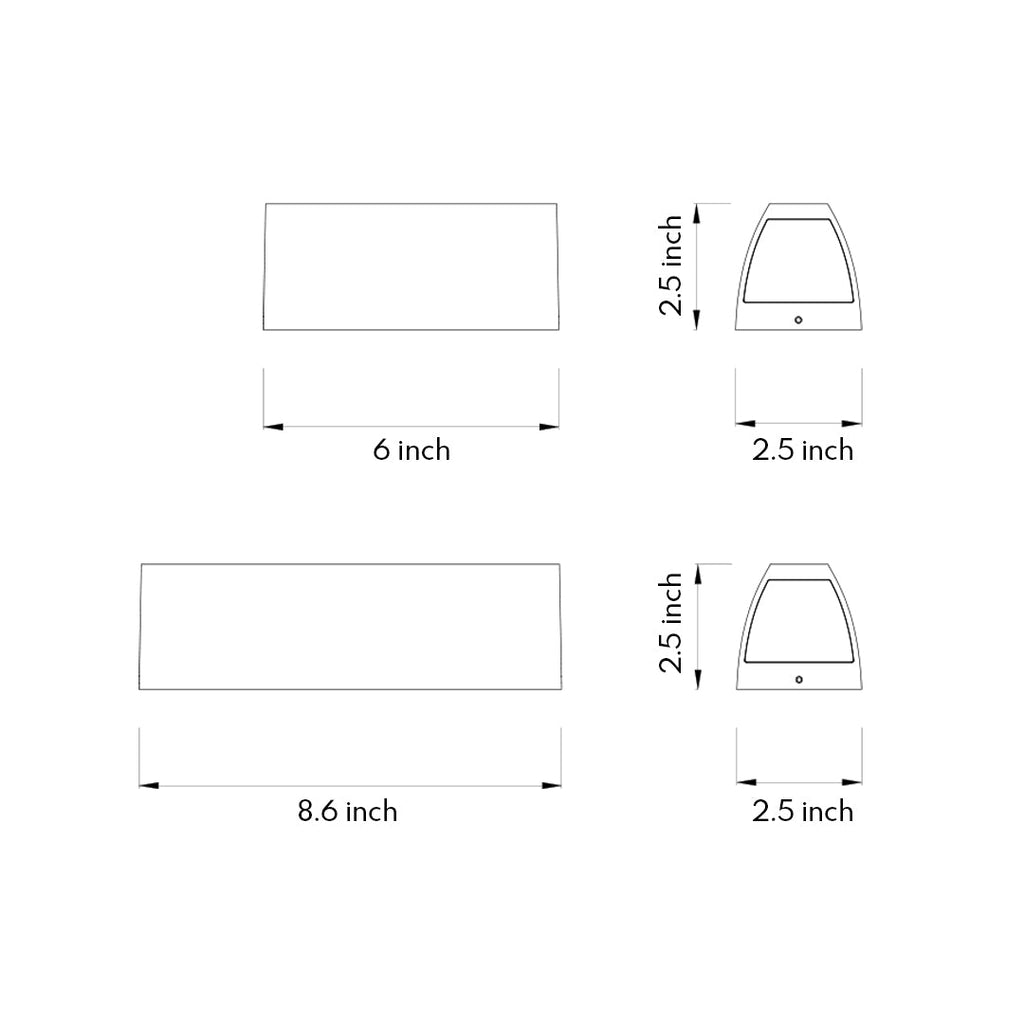 RAVENWOOD MODERN OUTDOOR STRIP LIGHTING FIXTURE
