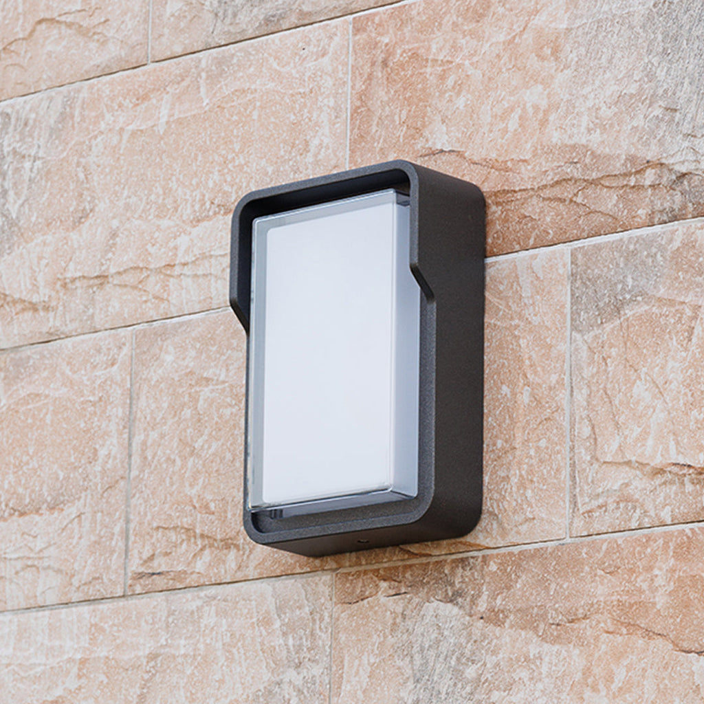 FENWICK SQUARE LED OUTDOOR LANTERN, WEATHER-RESISTANT AMBIENCE LIGHT