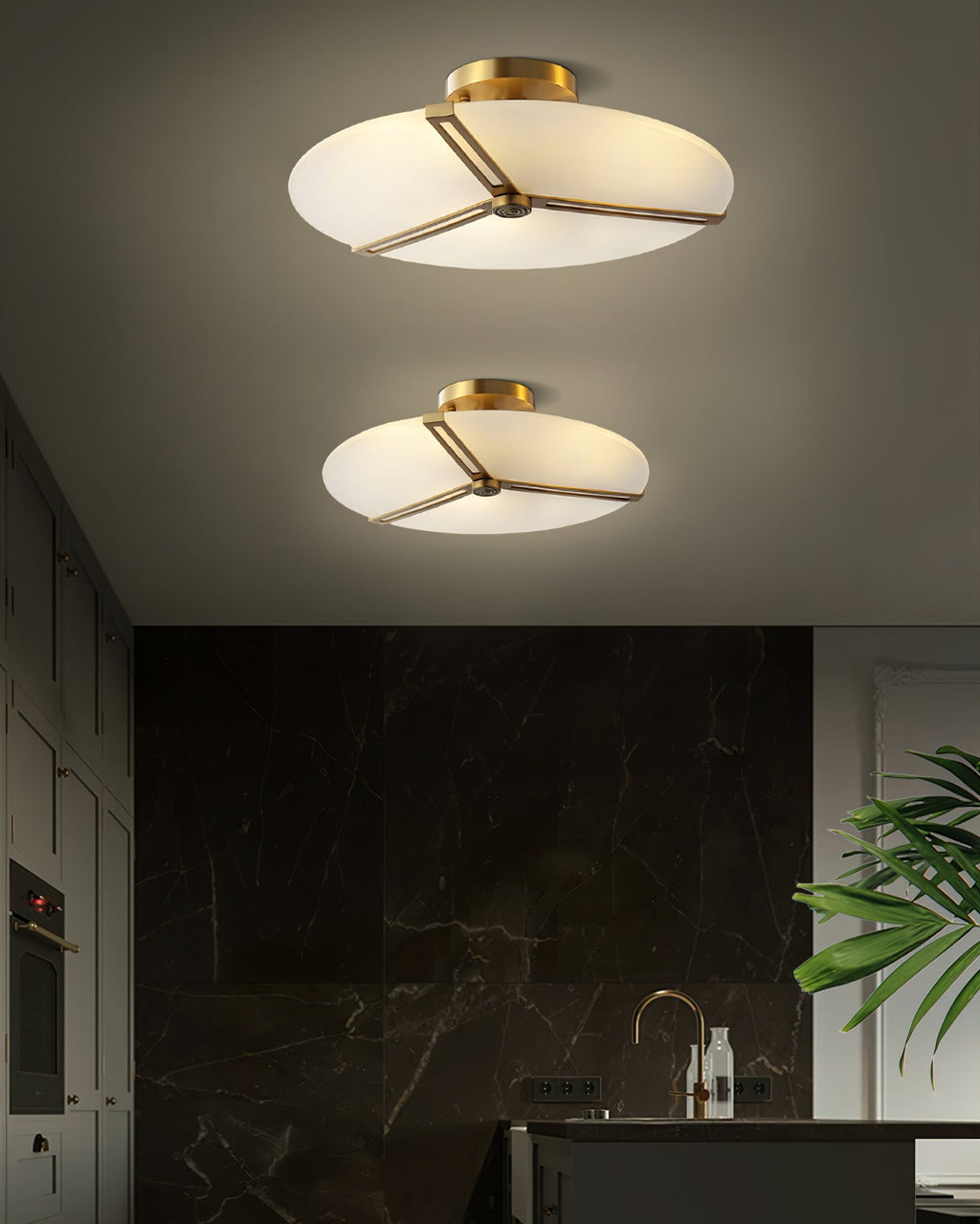 WINTHORPE RUSTIC IRON CEILING LANTERN