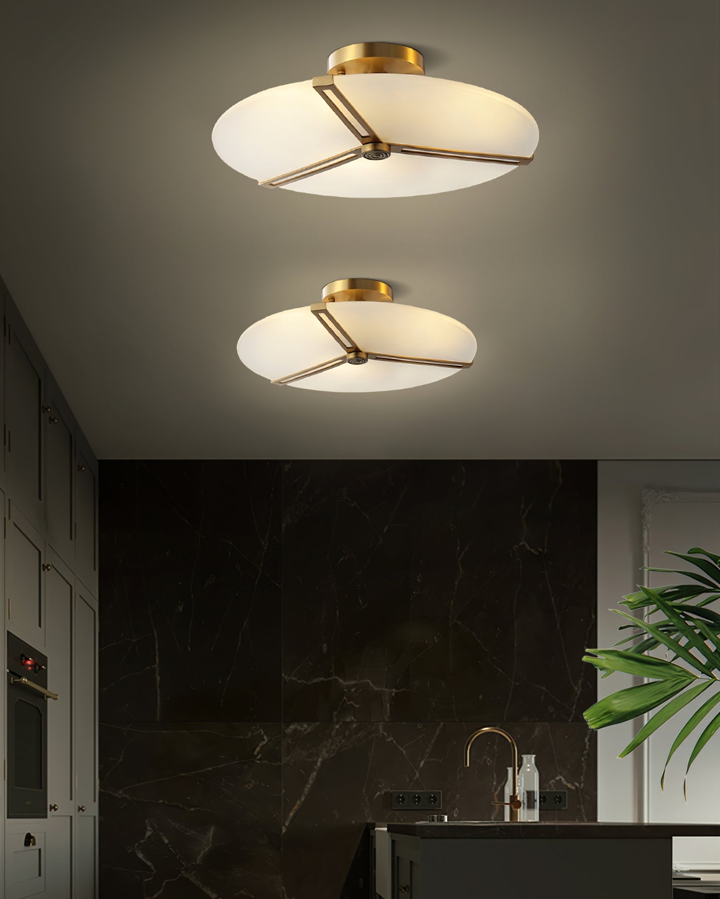 WINTHORPE RUSTIC IRON CEILING LANTERN
