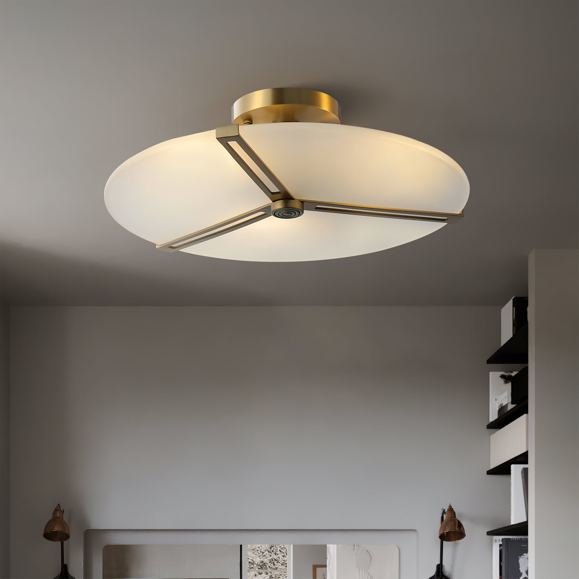 WINTHORPE RUSTIC IRON CEILING LANTERN