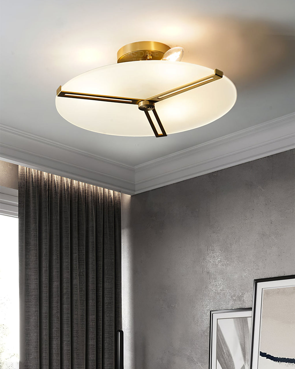 WINTHORPE RUSTIC IRON CEILING LANTERN