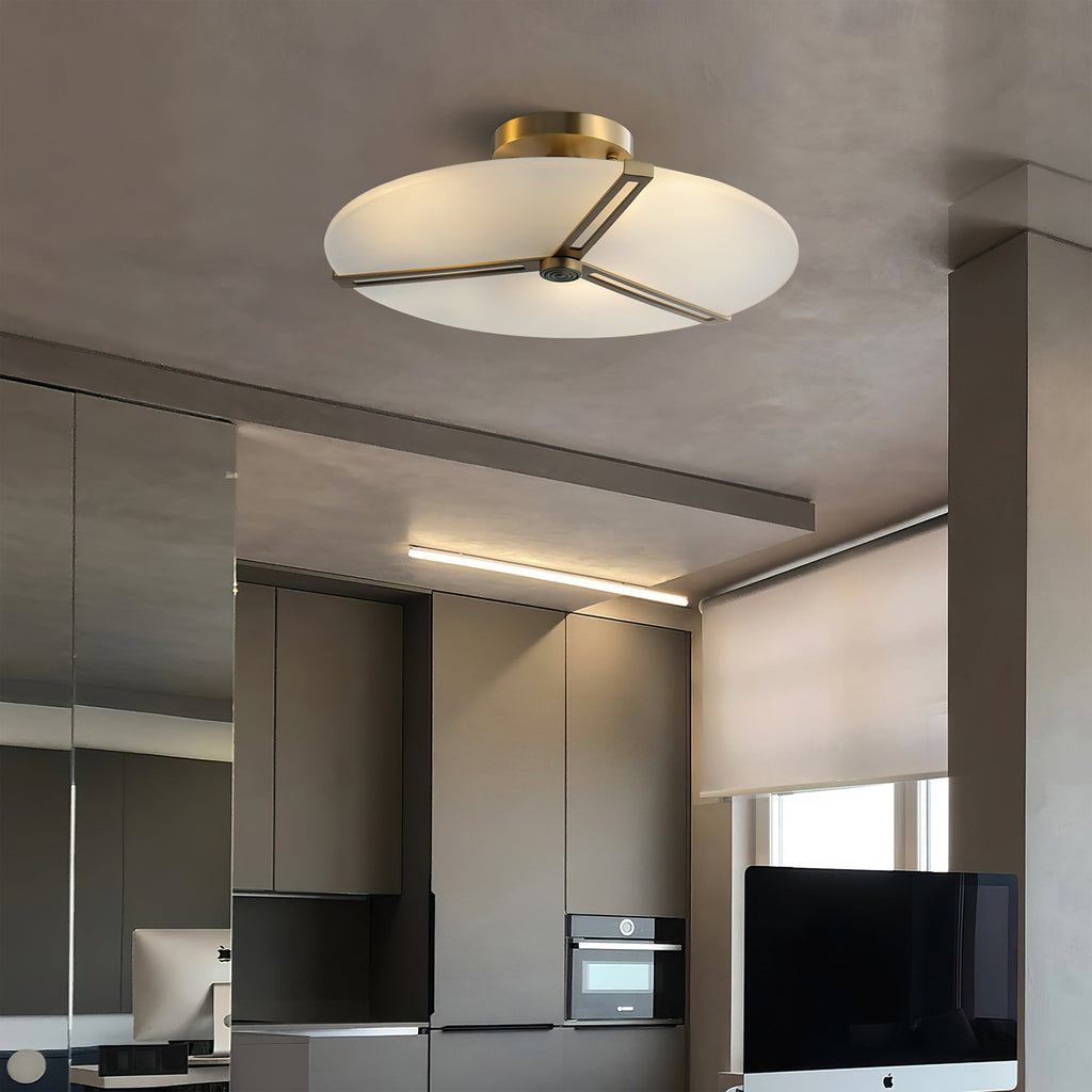 WINTHORPE RUSTIC IRON CEILING LANTERN