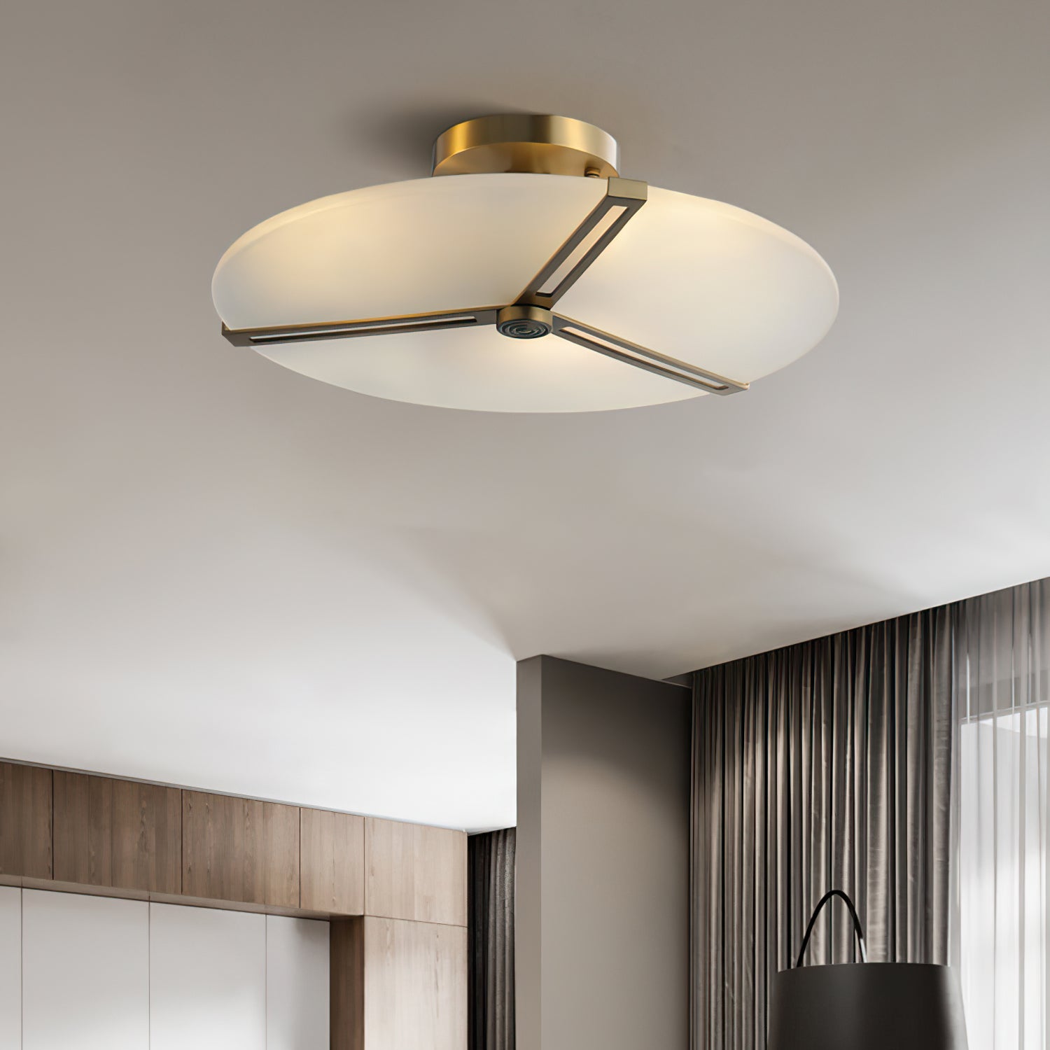 WINTHORPE RUSTIC IRON CEILING LANTERN
