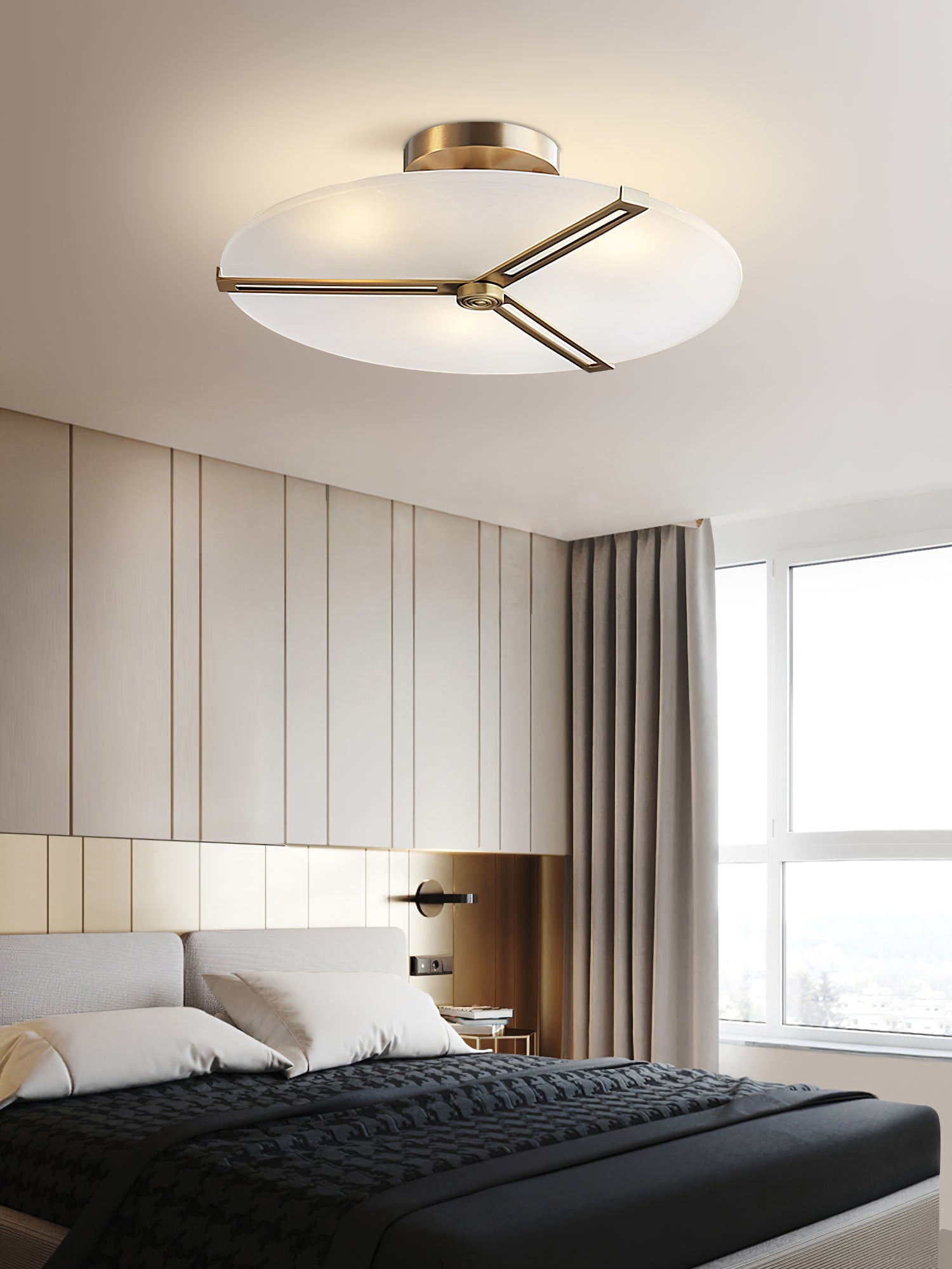 WINTHORPE RUSTIC IRON CEILING LANTERN