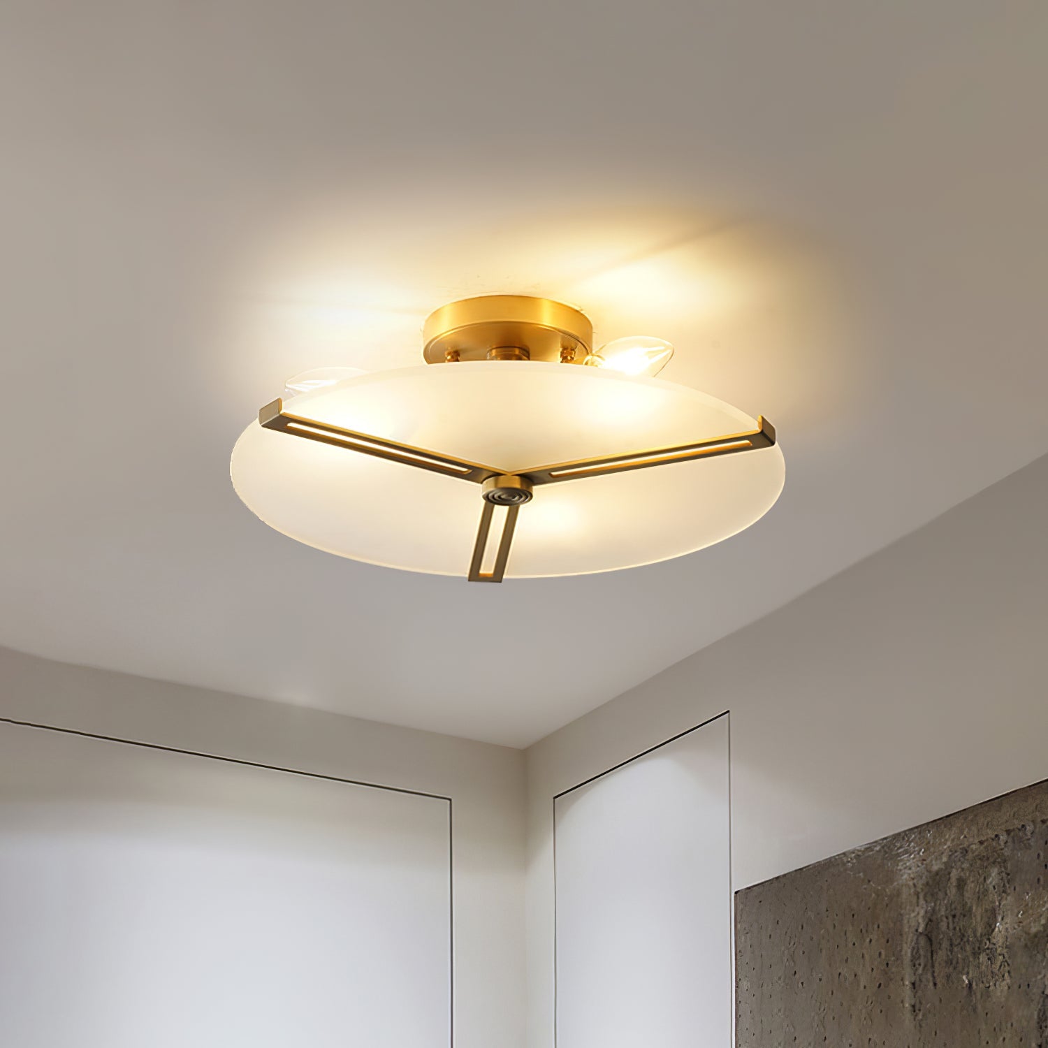 WINTHORPE RUSTIC IRON CEILING LANTERN