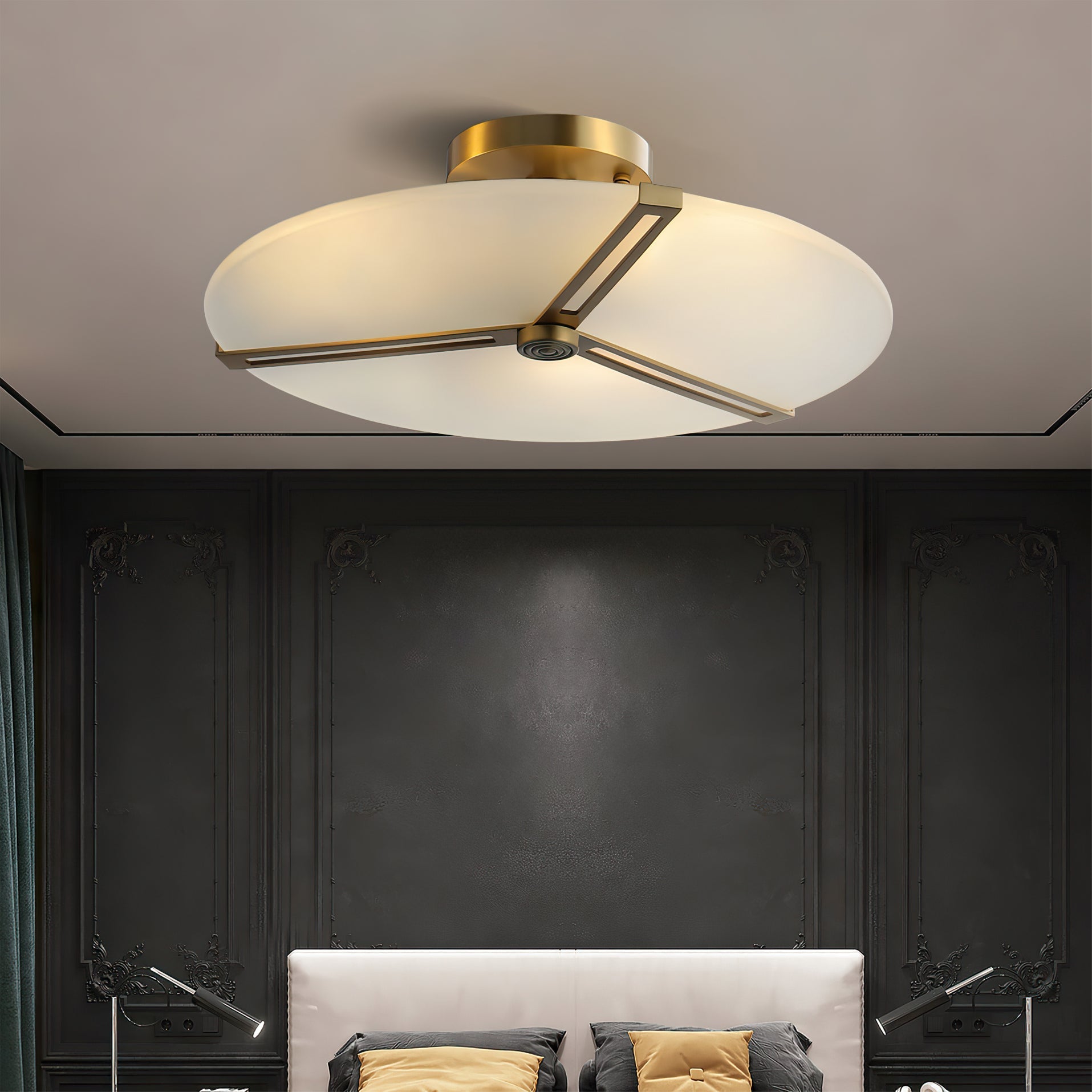 WINTHORPE RUSTIC IRON CEILING LANTERN