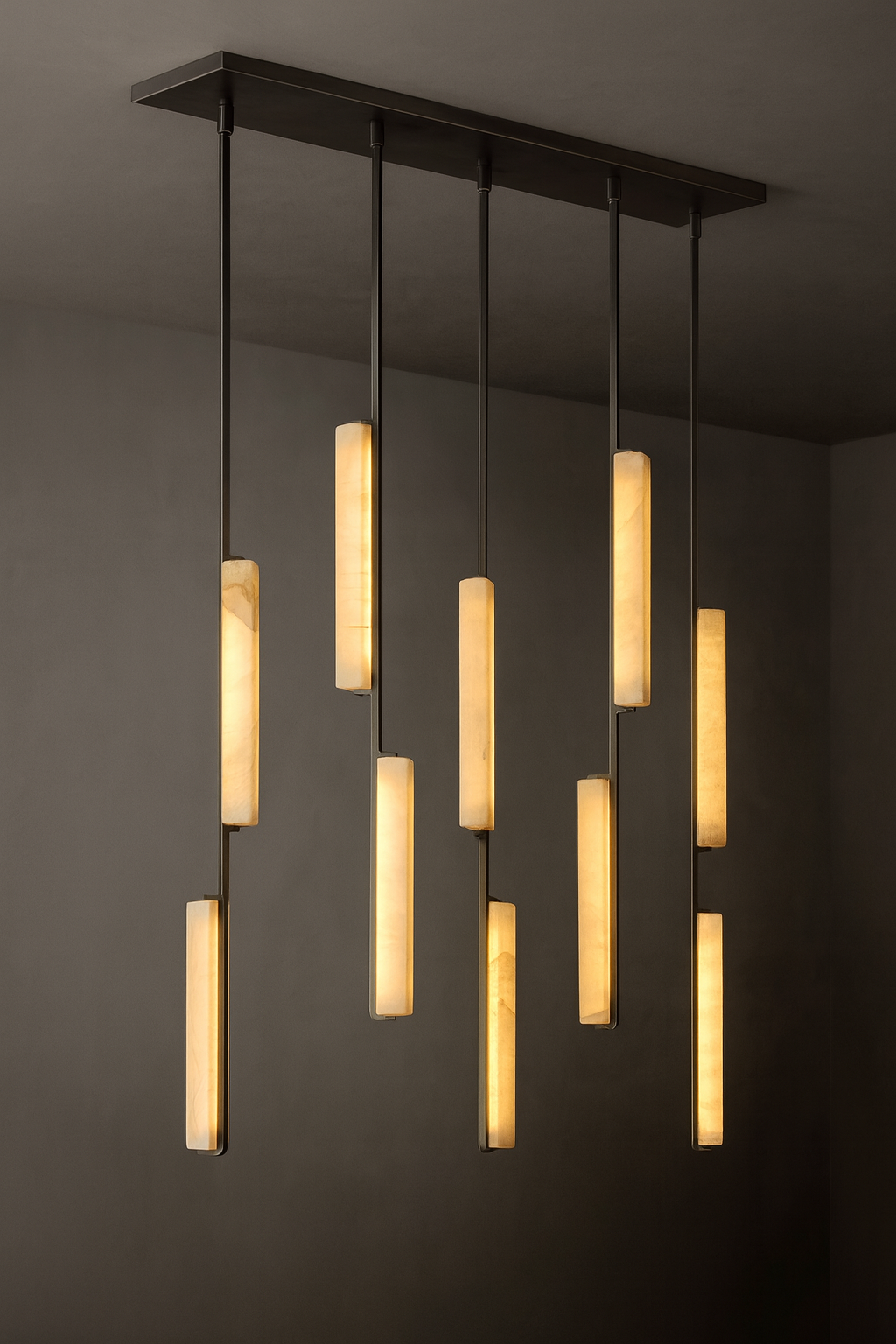 VALLIS MARBLE STRIPED CEILING LANTERN