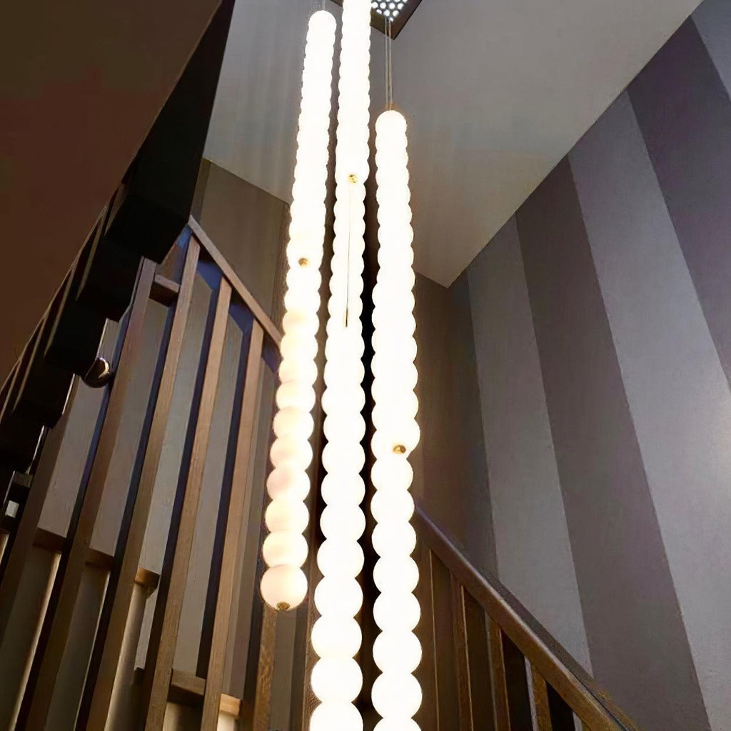 WHITBY BEAD-STRINGED HANGING LANTERN