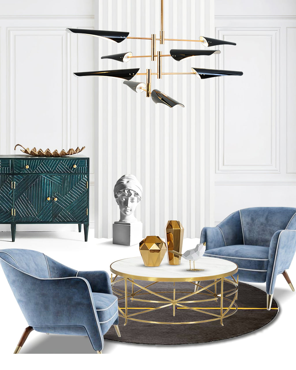 Ravenscroft Crystal Cascade Chandelier