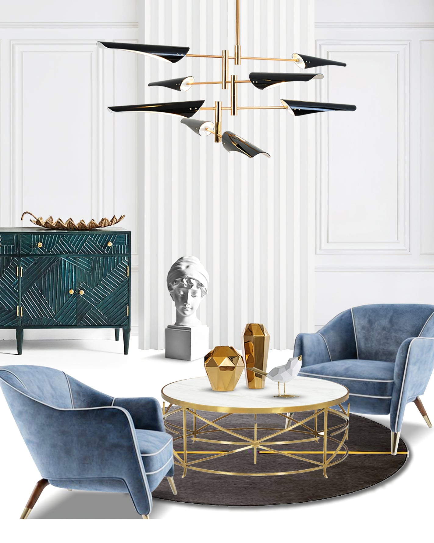 Ravenscroft Crystal Cascade Chandelier