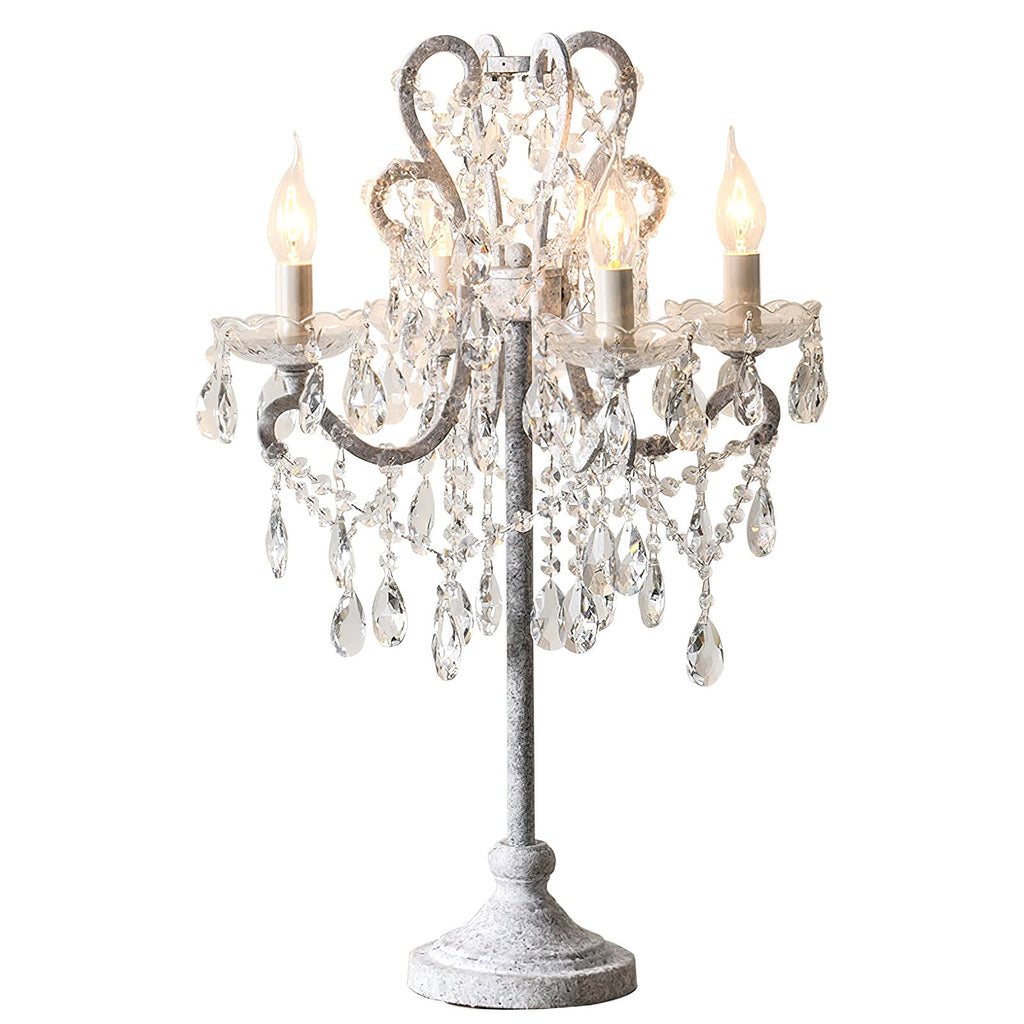 WINTHROP CRYSTAL GLOBE TABLE ILLUMINATOR