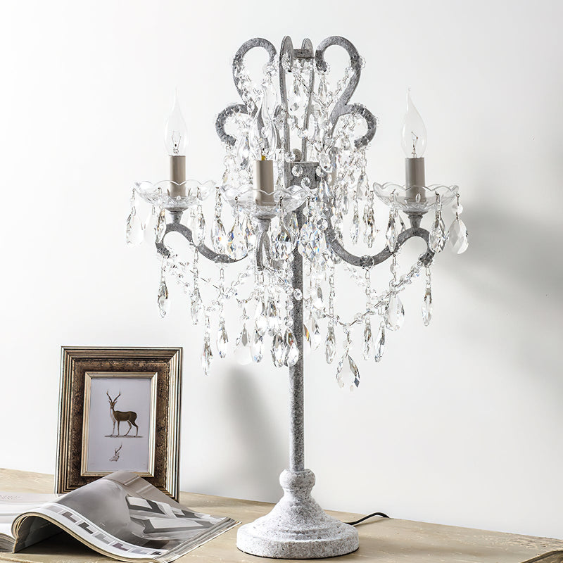 WINTHROP CRYSTAL GLOBE TABLE ILLUMINATOR