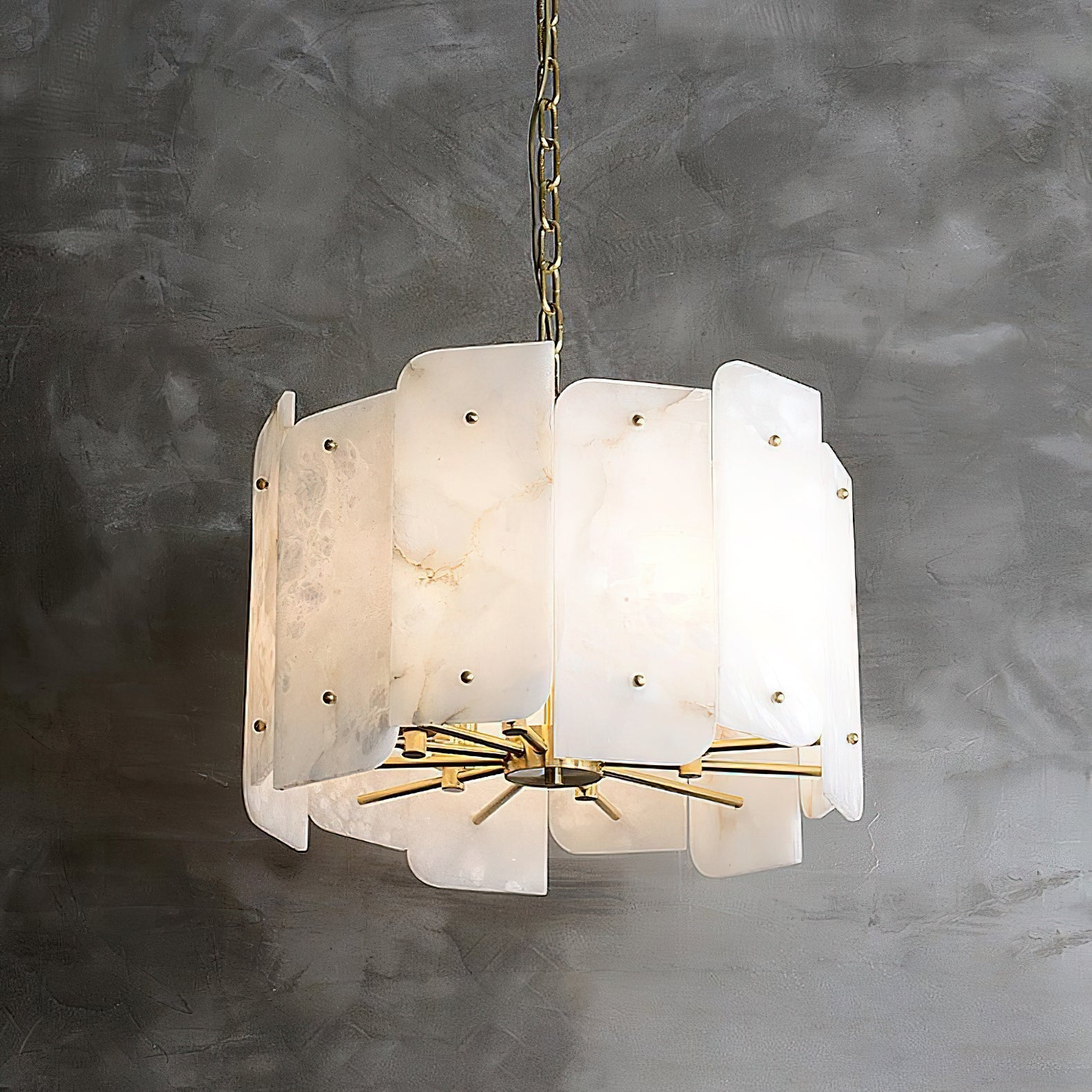 Whitmore Creamstone Cascade Chandelier