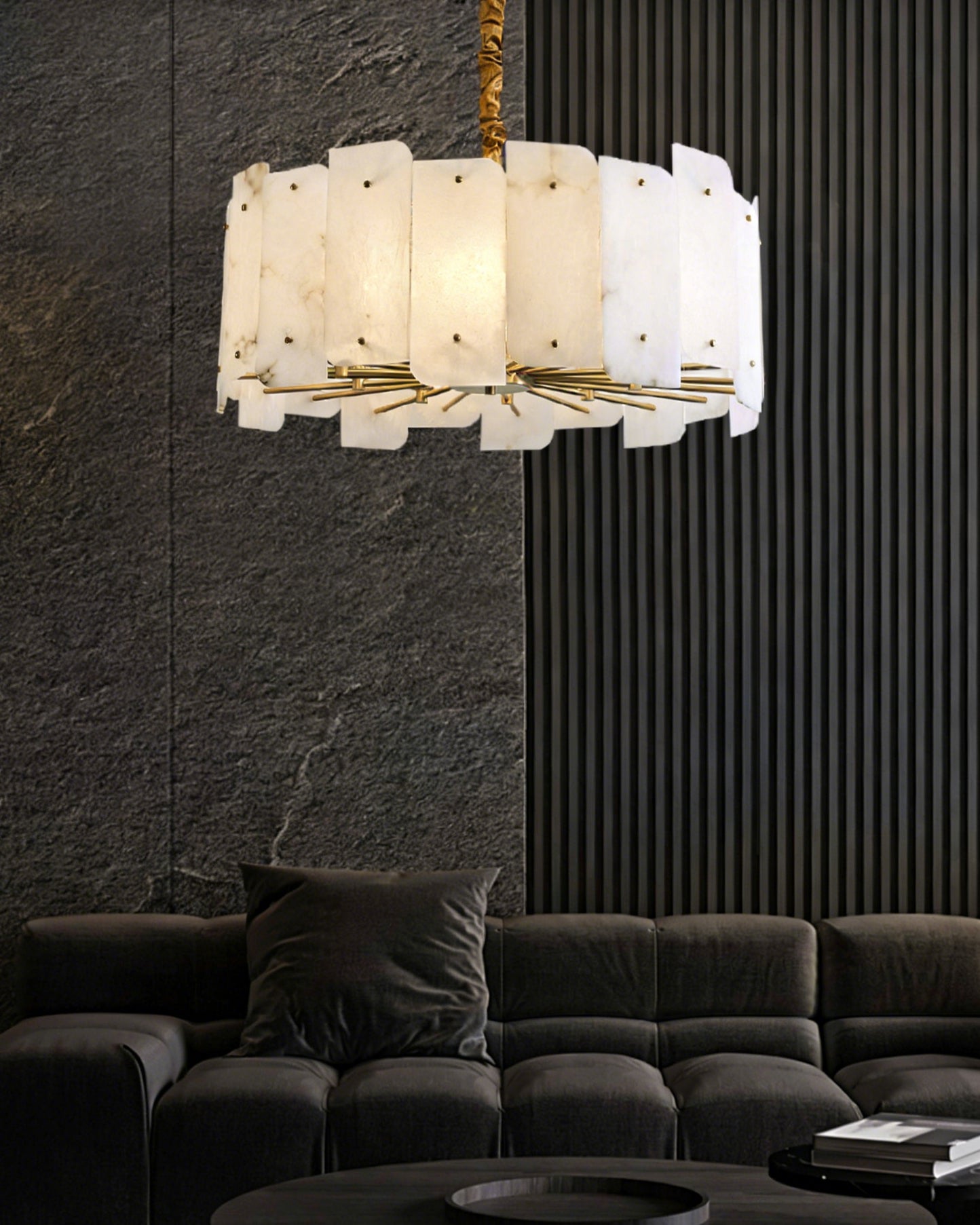 Whitmore Creamstone Cascade Chandelier