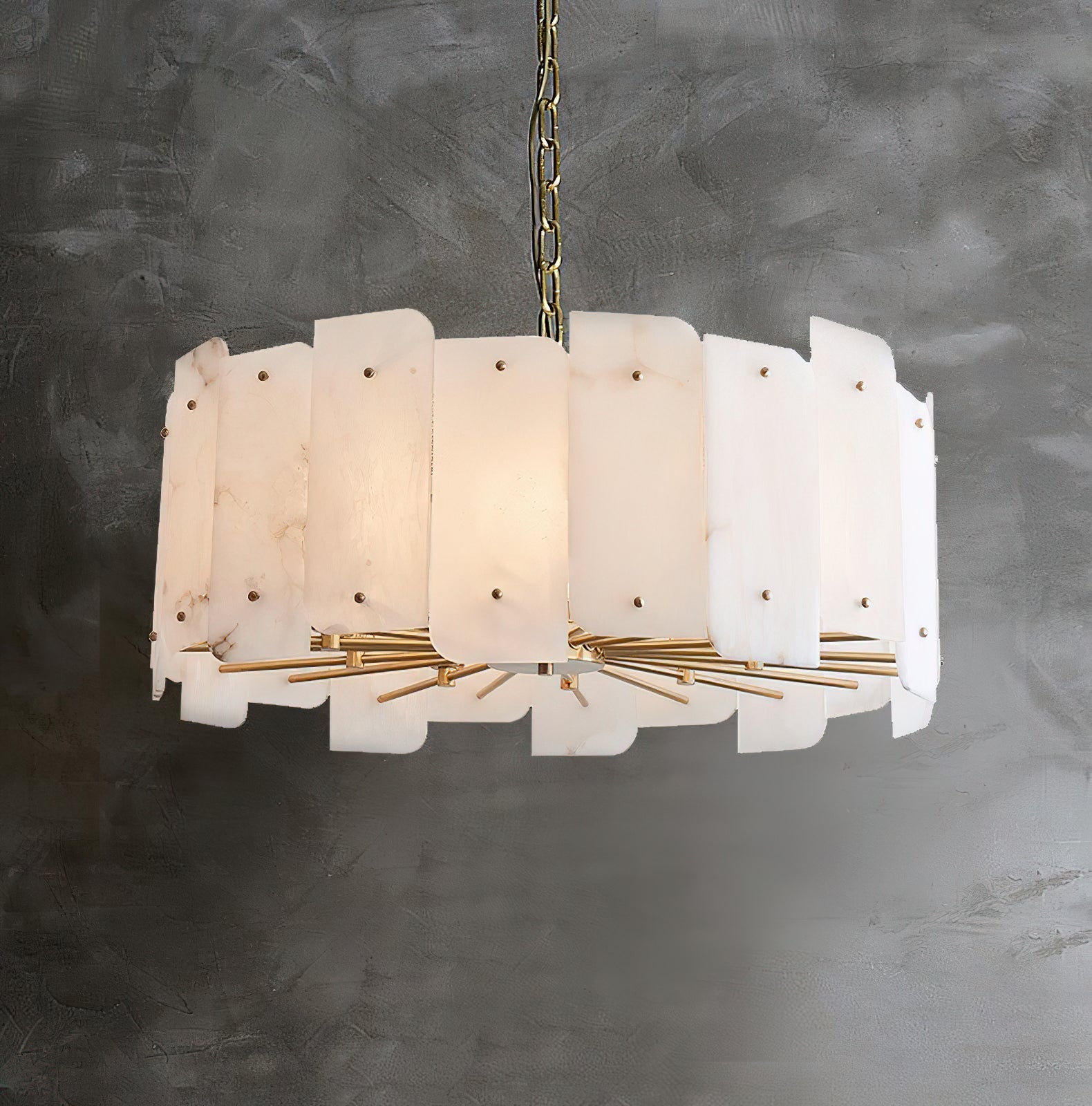 Whitmore Creamstone Cascade Chandelier