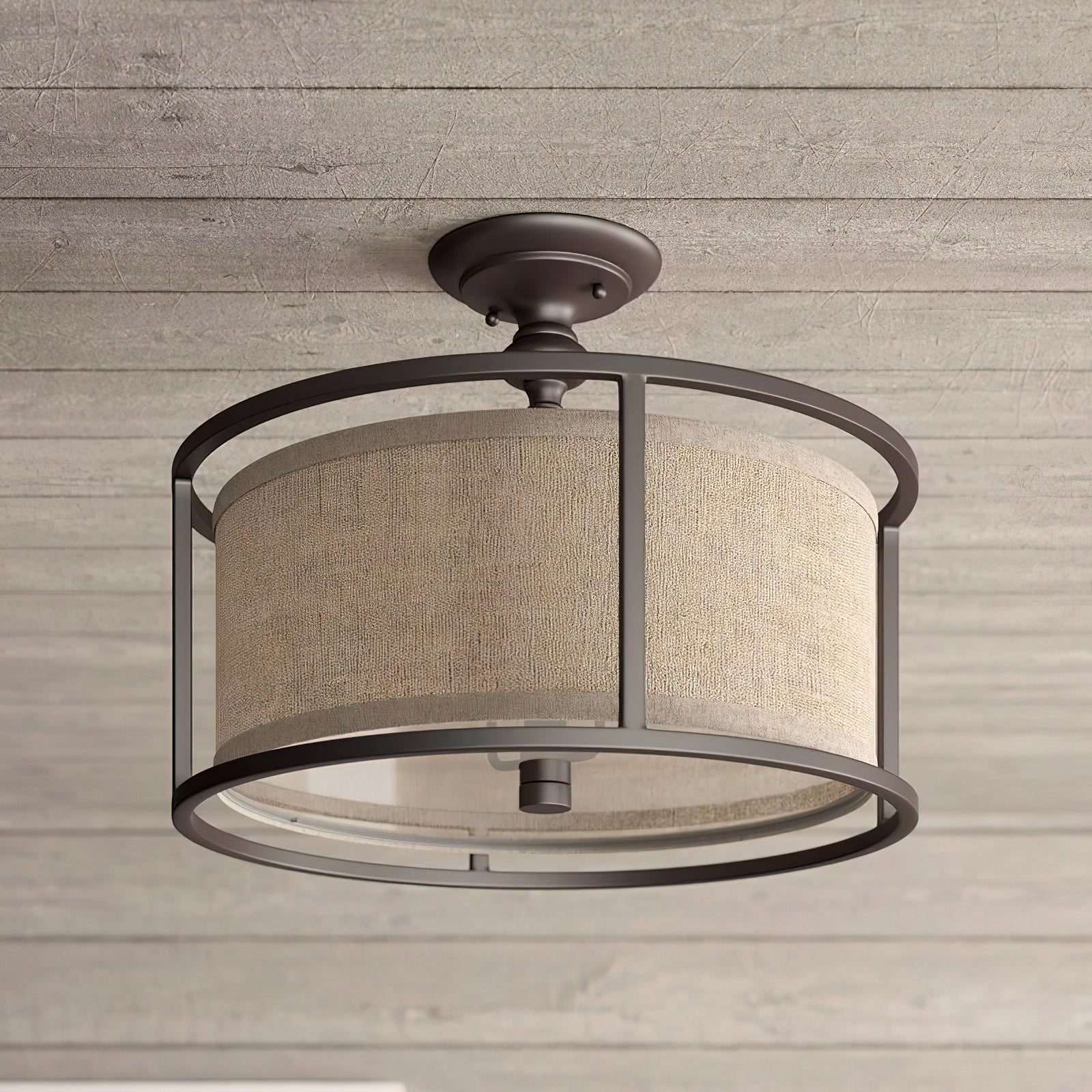 RAVENHALL RUSTIC WOODEN CEILING LANTERN