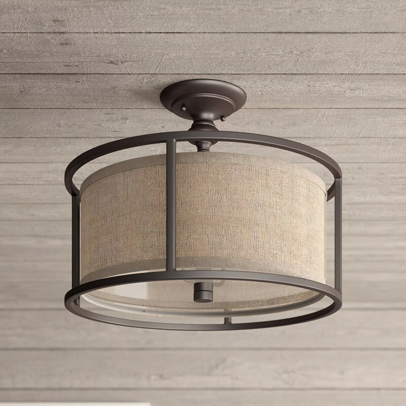 RAVENHALL RUSTIC WOODEN CEILING LANTERN