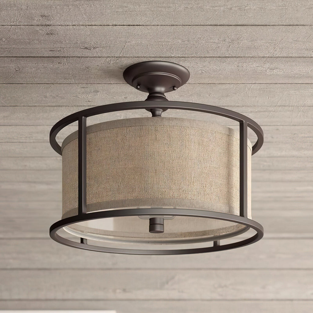 RAVENHALL RUSTIC WOODEN CEILING LANTERN
