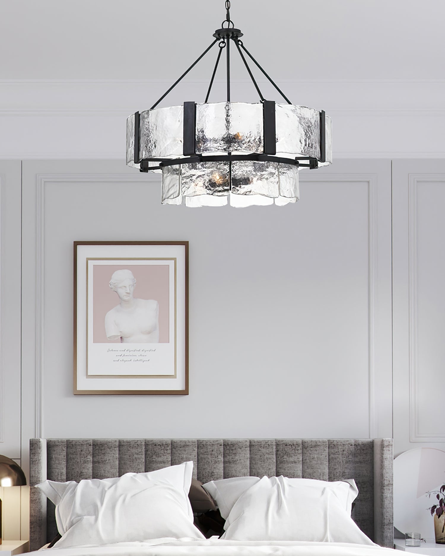 WINDSOR CRYSTAL DROPLET LUMINAIRE