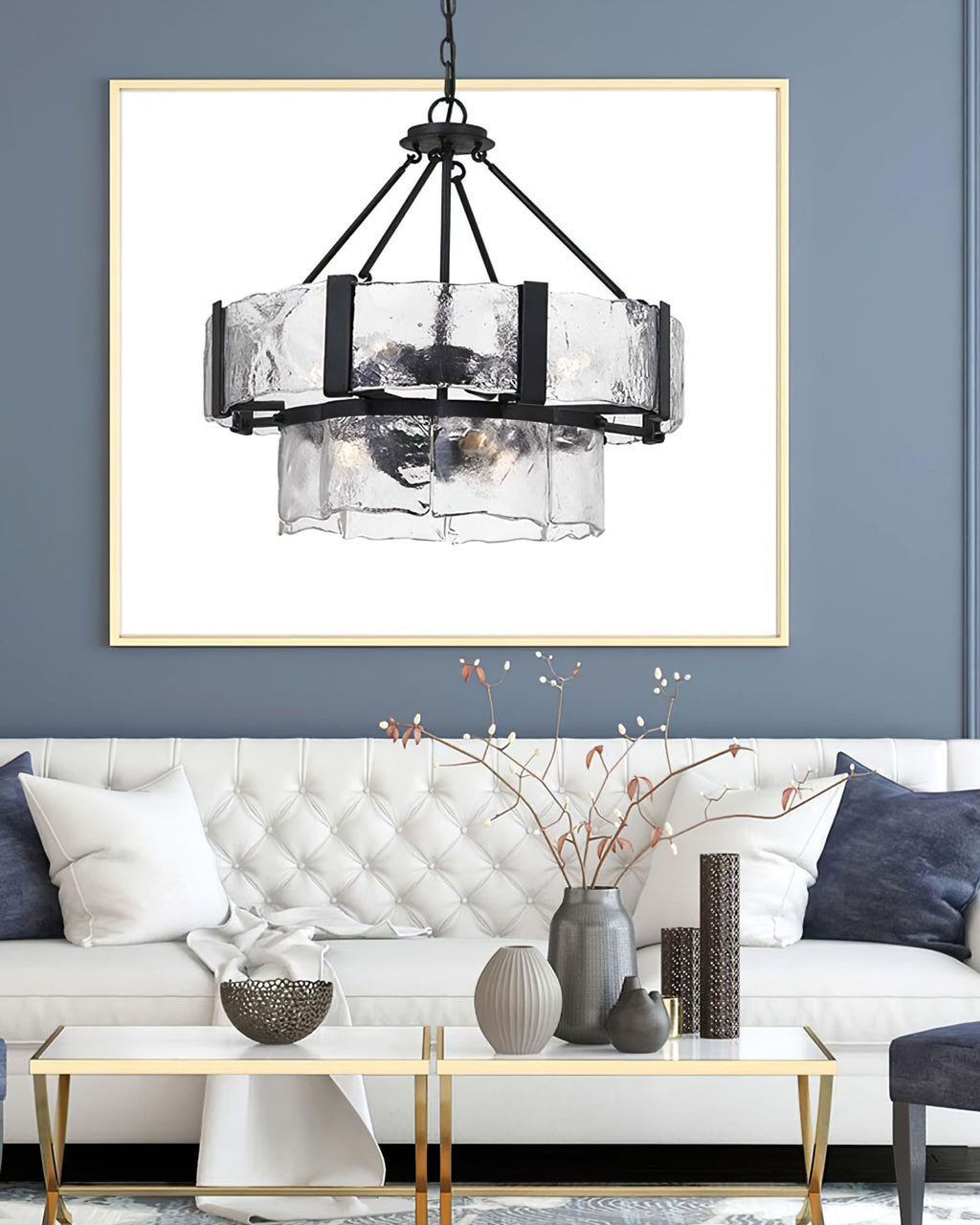 WINDSOR CRYSTAL DROPLET LUMINAIRE