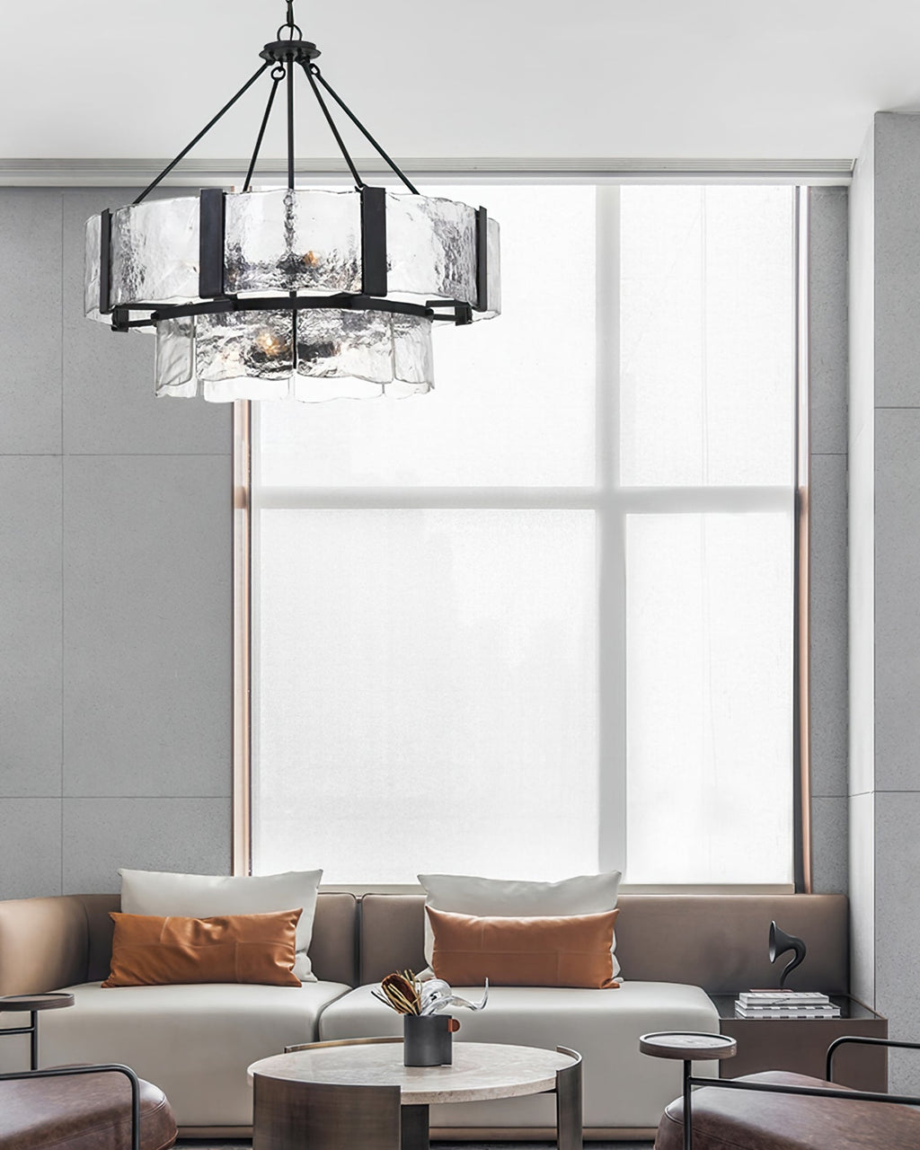 WINDSOR CRYSTAL DROPLET LUMINAIRE