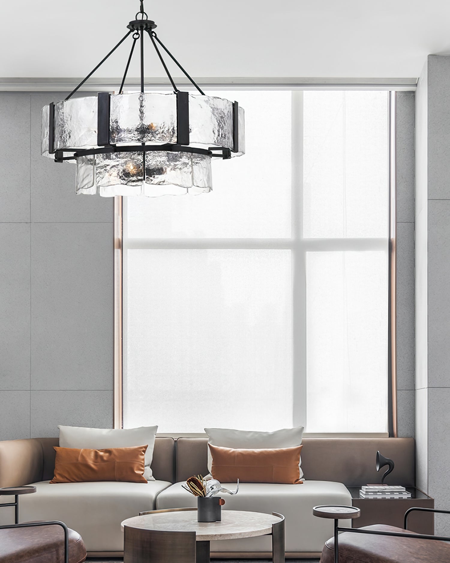 WINDSOR CRYSTAL DROPLET LUMINAIRE