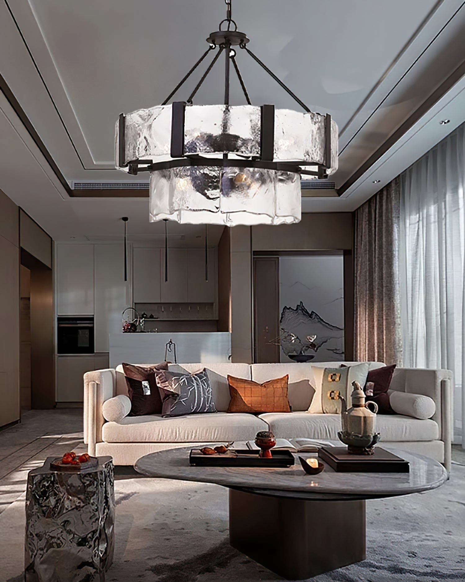 WINDSOR CRYSTAL DROPLET LUMINAIRE