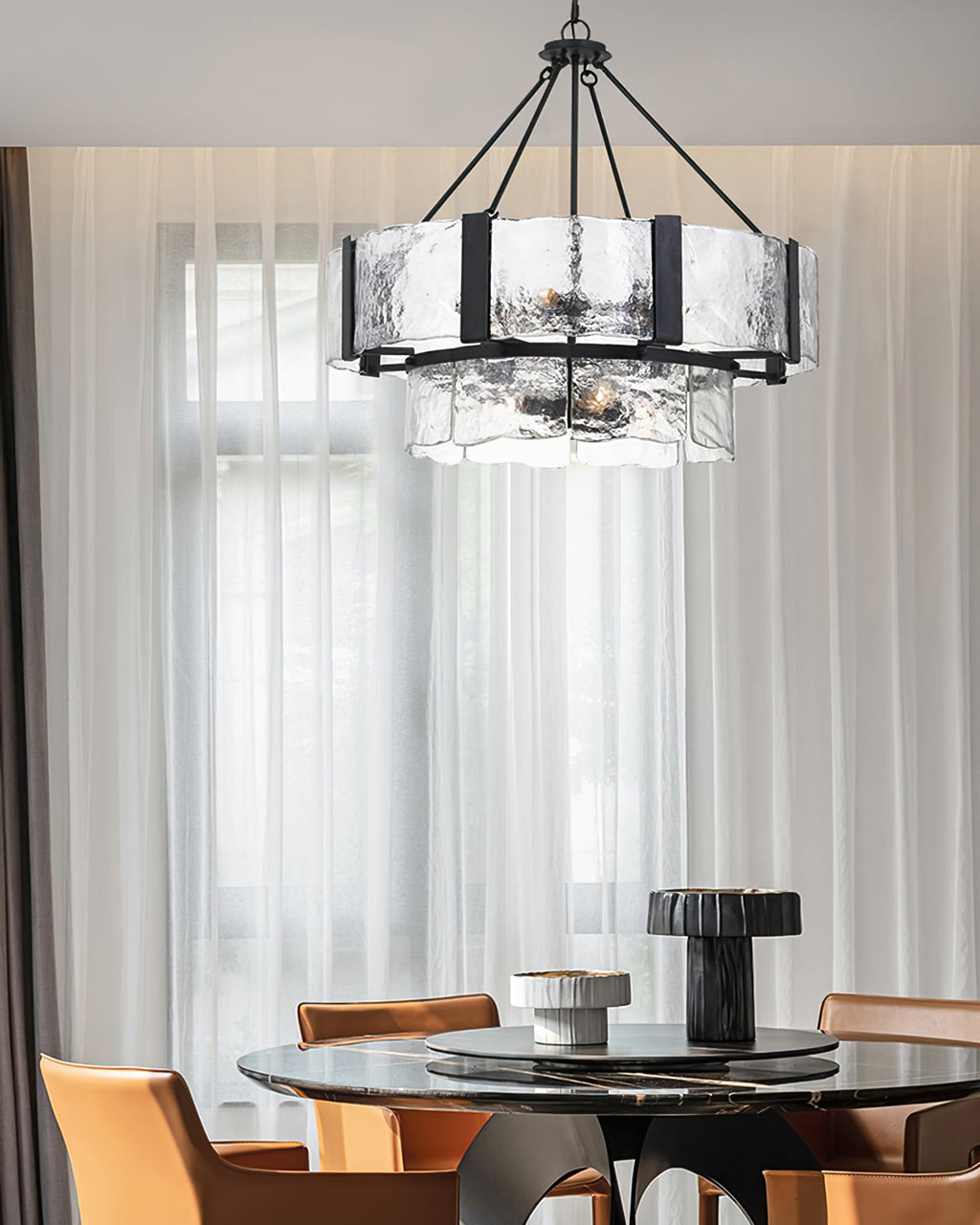 WINDSOR CRYSTAL DROPLET LUMINAIRE