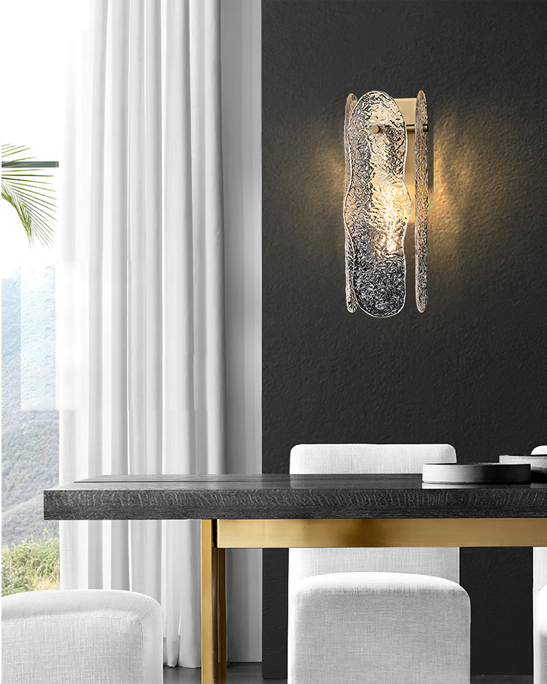 THORNBURY RUSTIC IRON WALL SCONCE