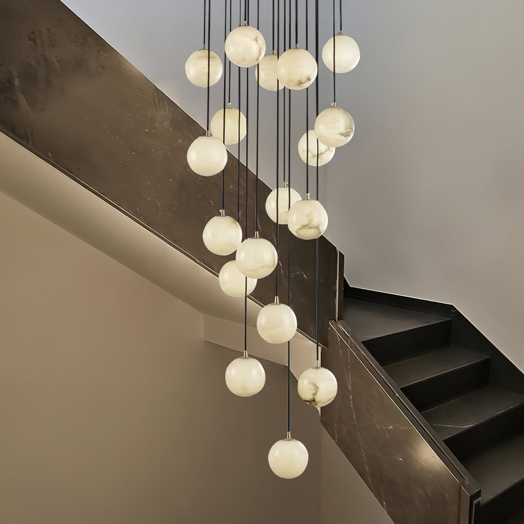 WINTHROP ALABASTER ORBILLION LIGHTING ARRAY