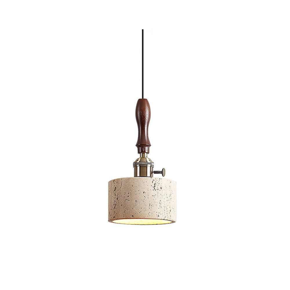 RAVENSHILL TRAVERTINE GLOBE PENDANT