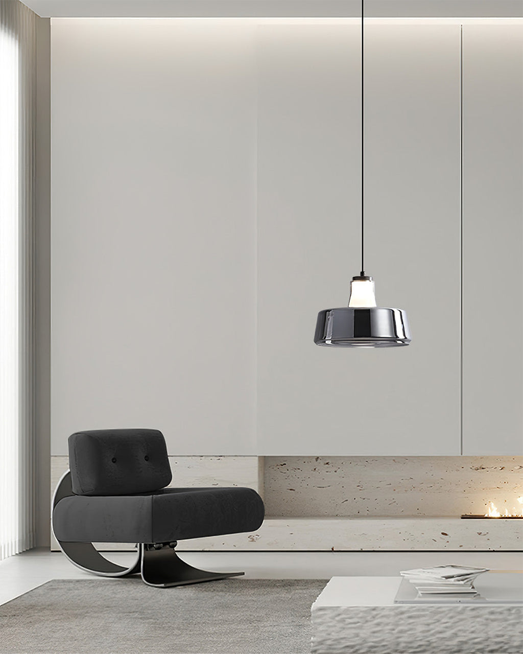Winthrop Crystal Halo Pendant