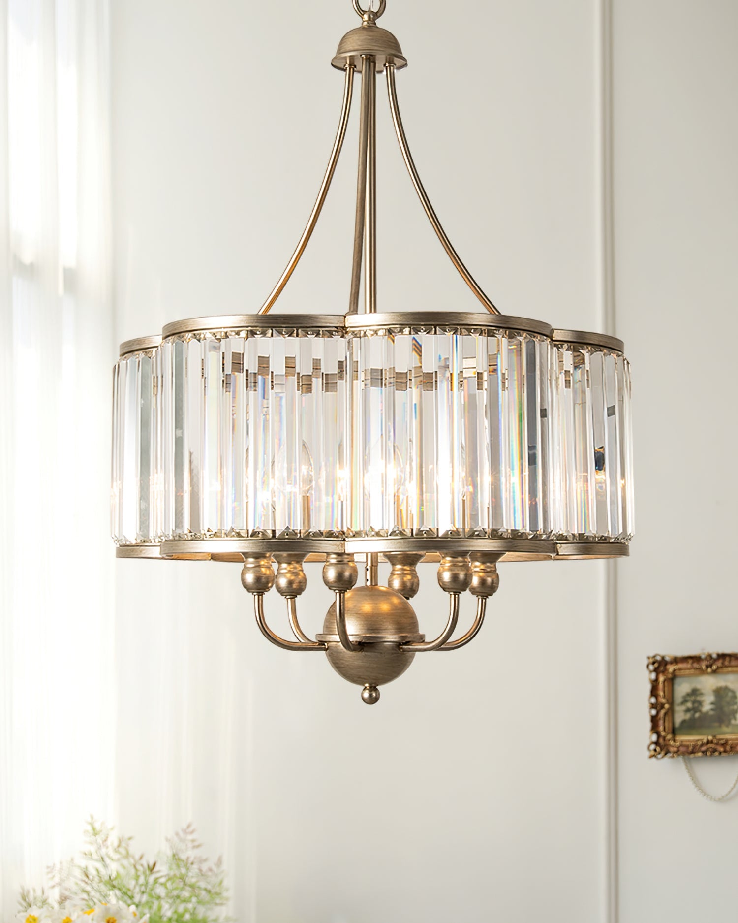 FENWICK CRYSTAL LUSTRE CHANDELIER
