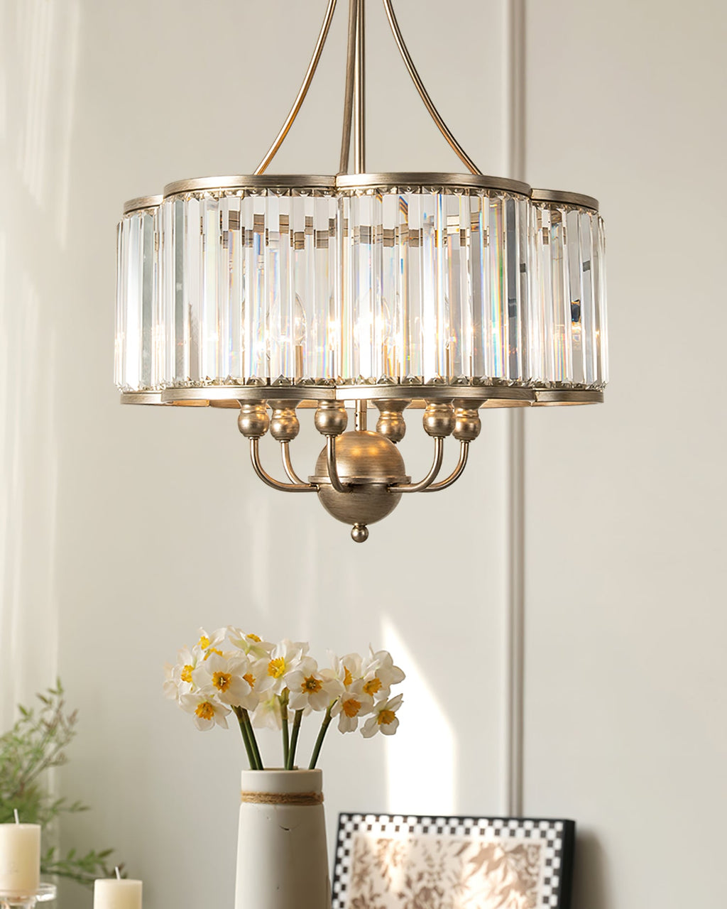 FENWICK CRYSTAL LUSTRE CHANDELIER