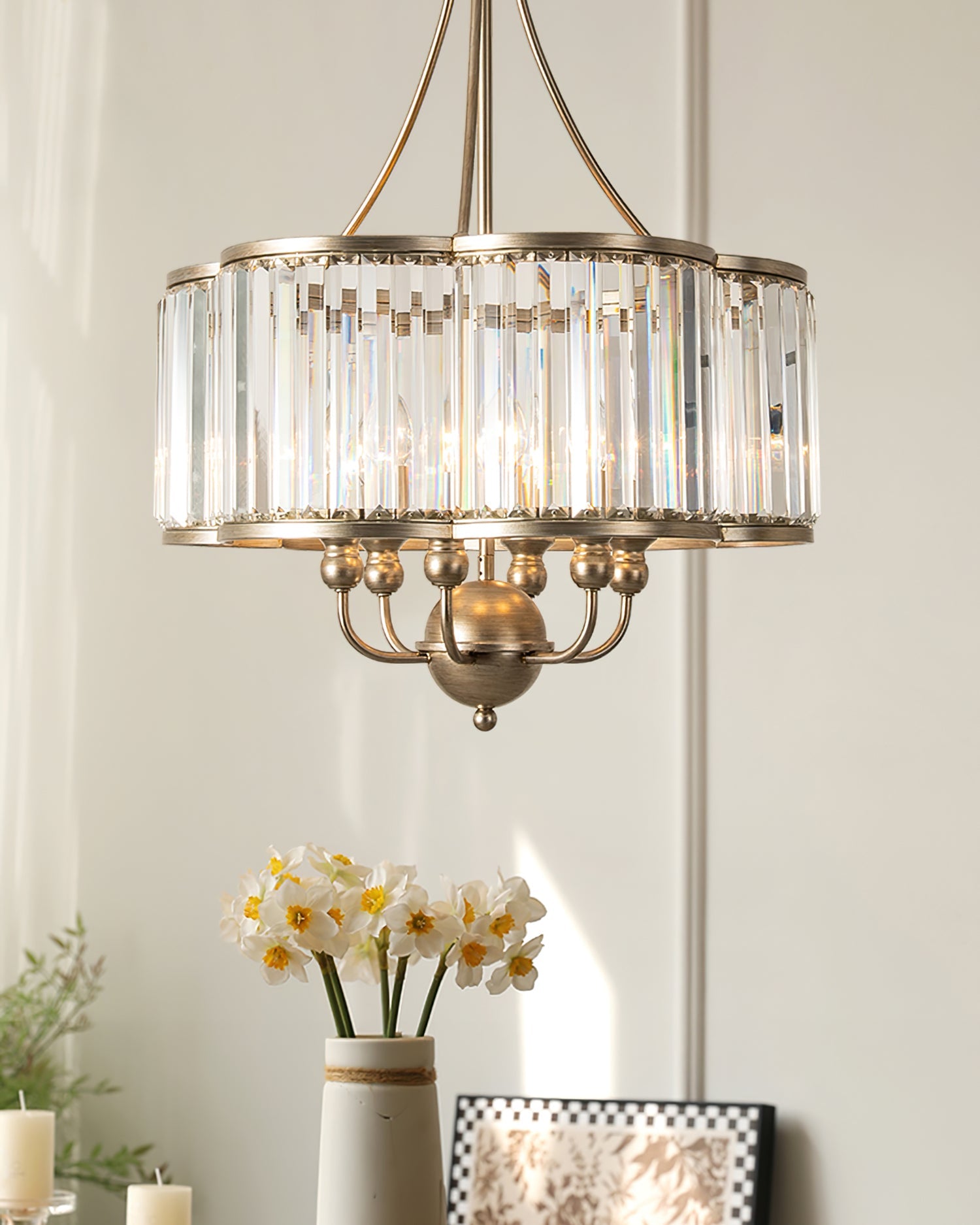 FENWICK CRYSTAL LUSTRE CHANDELIER