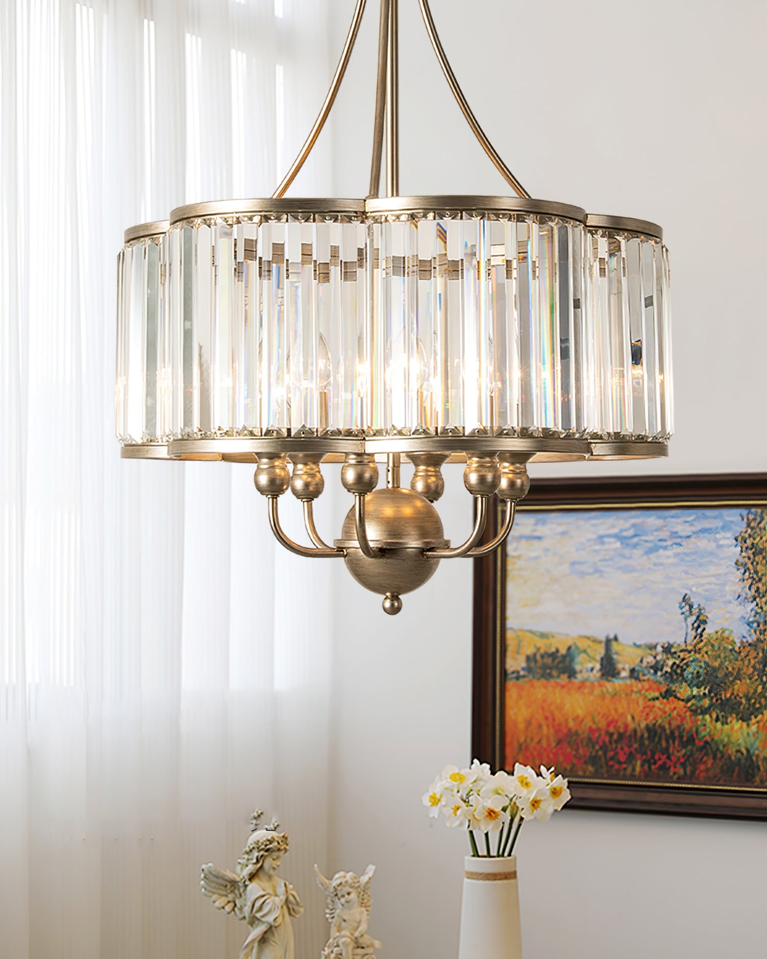 FENWICK CRYSTAL LUSTRE CHANDELIER