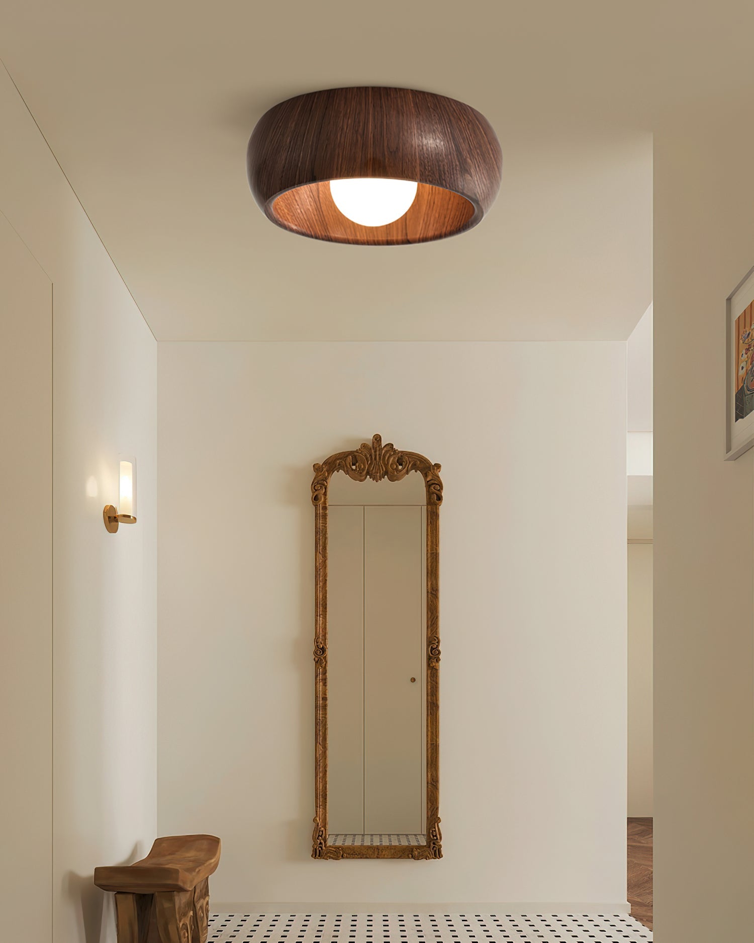 WINTHROP FROSTED GLASS DOME CEILING LANTERN