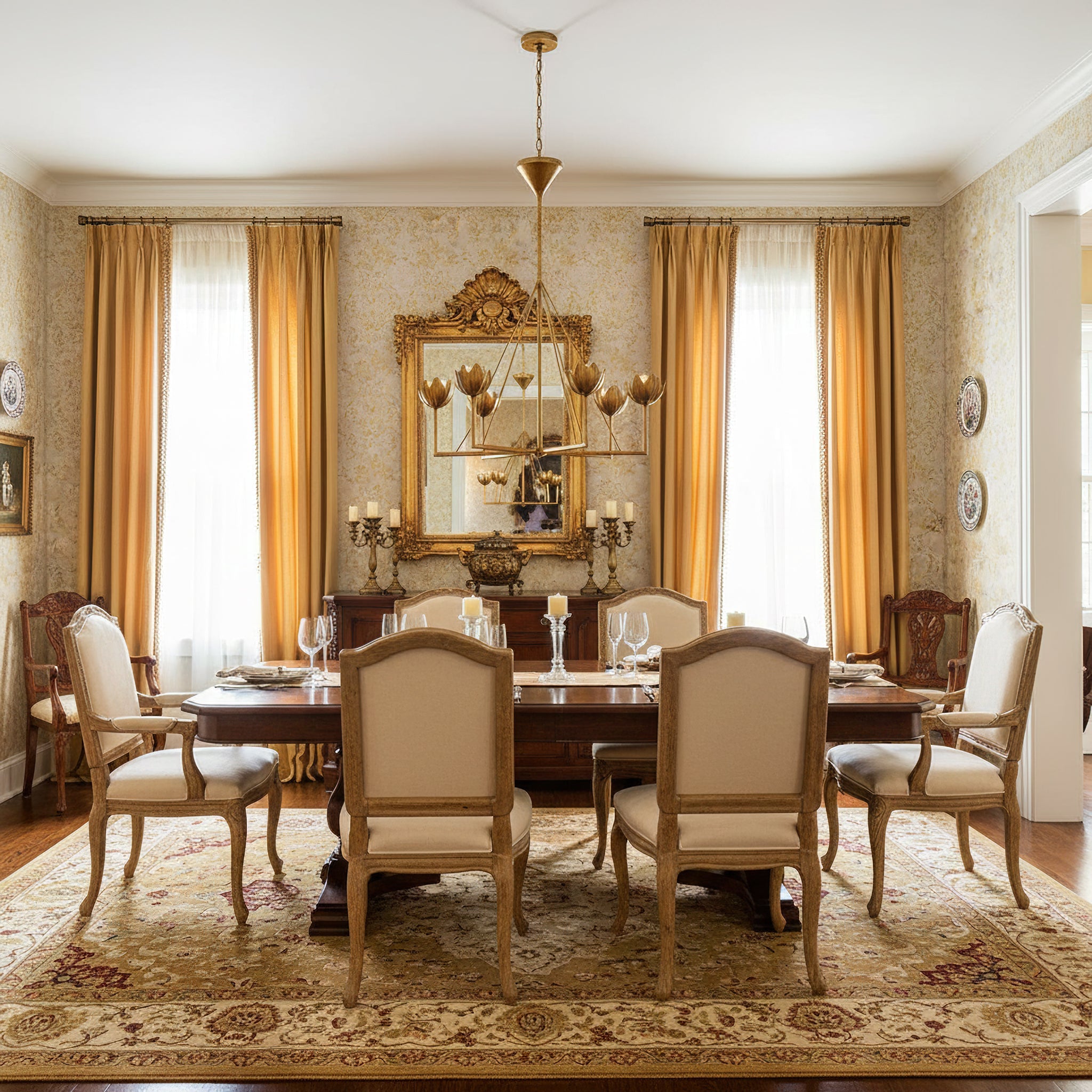 WINTERBOURNE CRYSTAL DRUM CHANDELIER